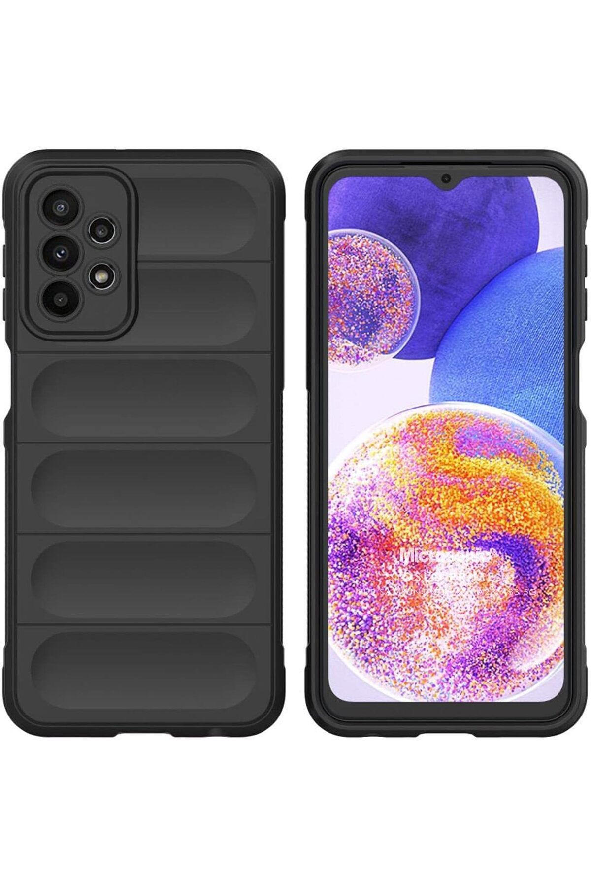 STOREMAX daliashops Galaxy A33 5G için Kılıf Oslo Prime Siyah [Galaxy A33 5G ile Uyumlu Kılıf - Siyah] S