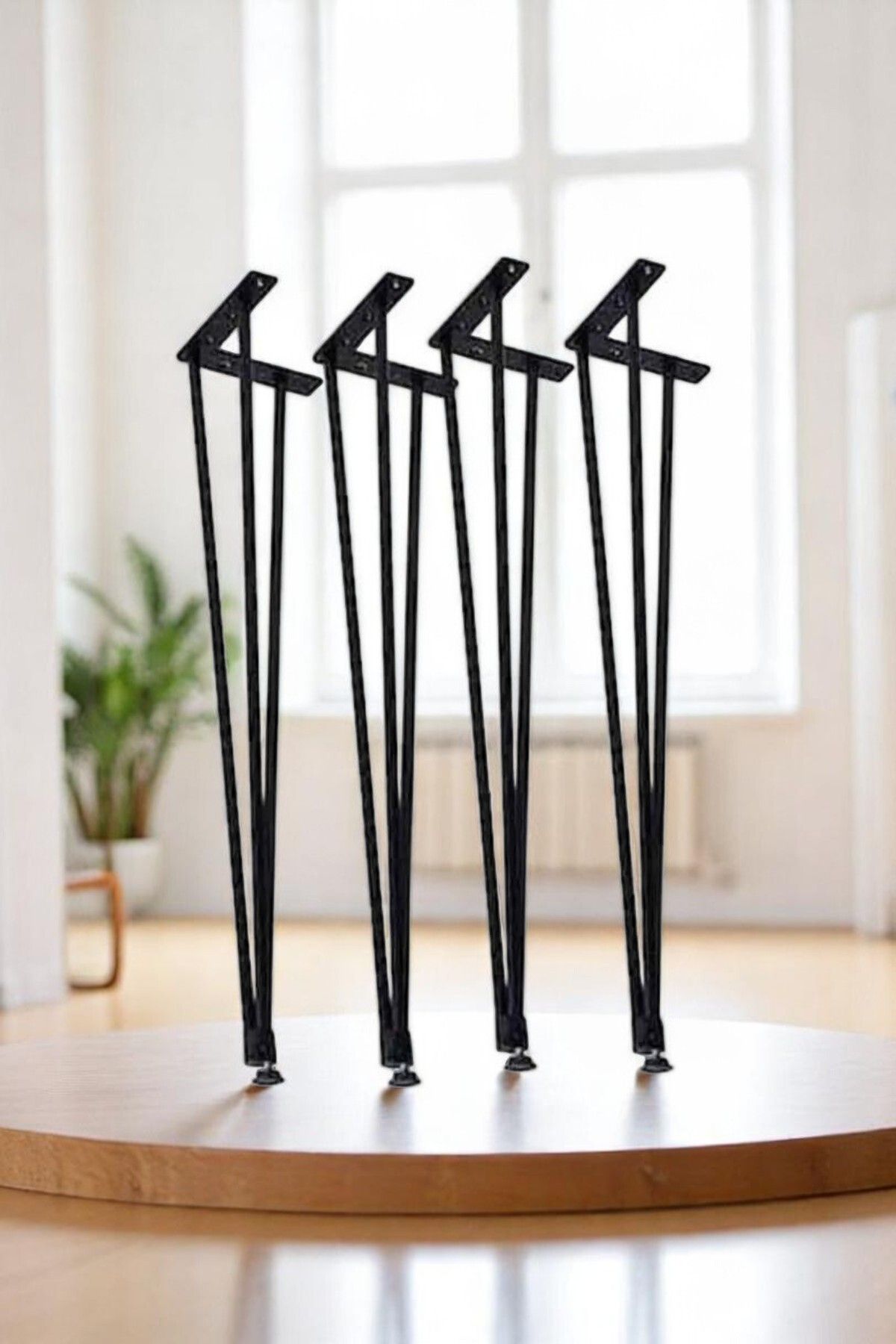 Metal Masa65cm-yemek Masası- Çalışma Masası Ayağı 4 Adet Ayak 65 Cm Mobilya Ayağı