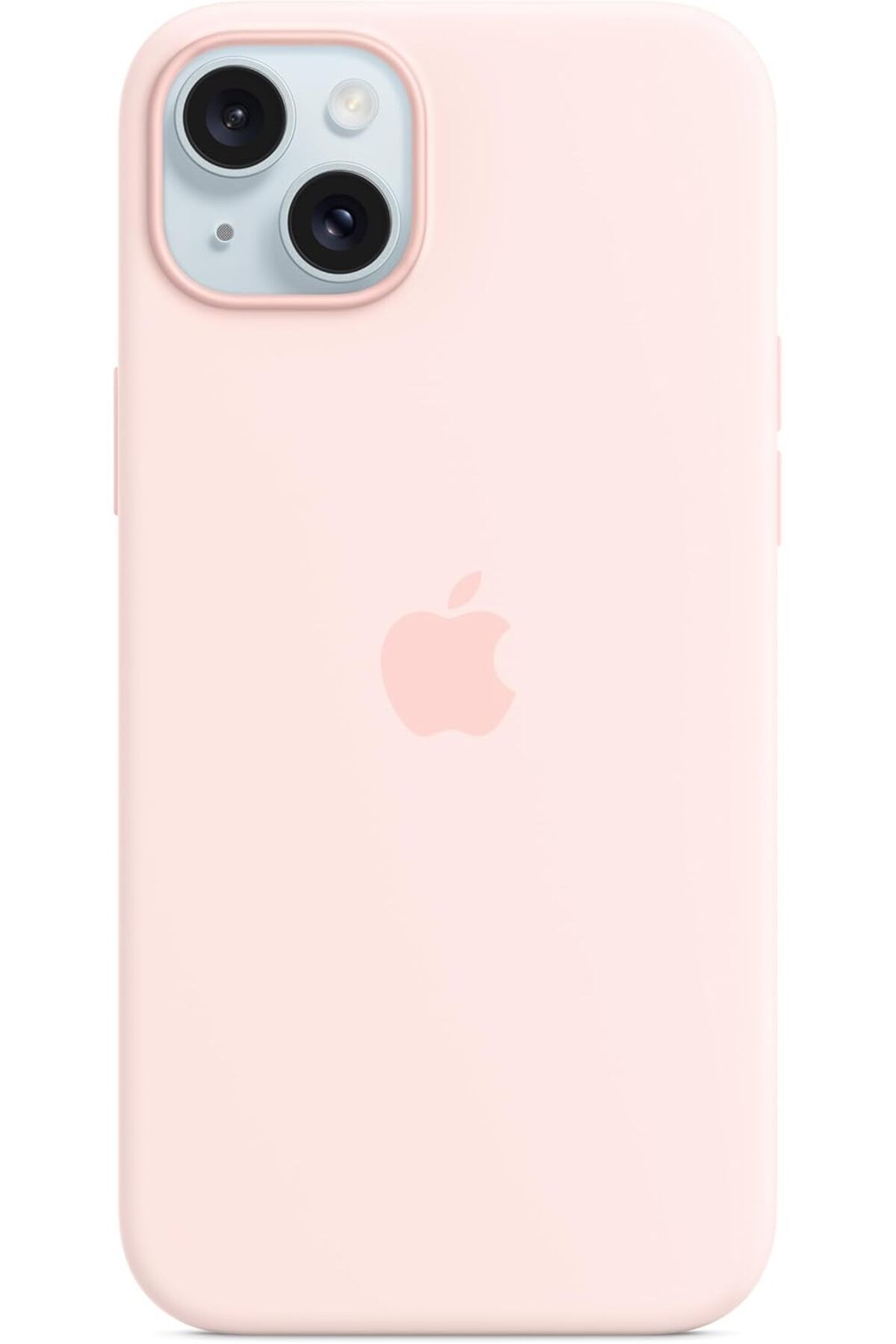 STOREMAX lbstorex iPhone 15 Plus için MagSafe özellikli Silikon Kılıf - Uçuk Pembe