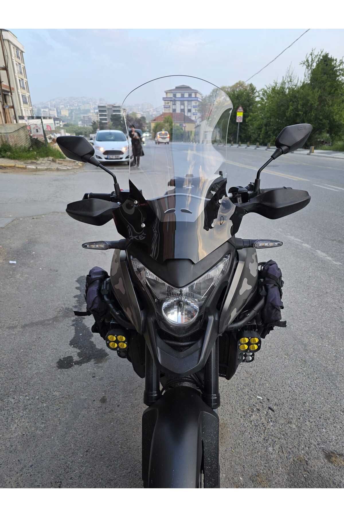 Honda VFR 1200 Siperlik Ön Cam 2012-2015 Model 58cm Şeffaf Renkli 4mm