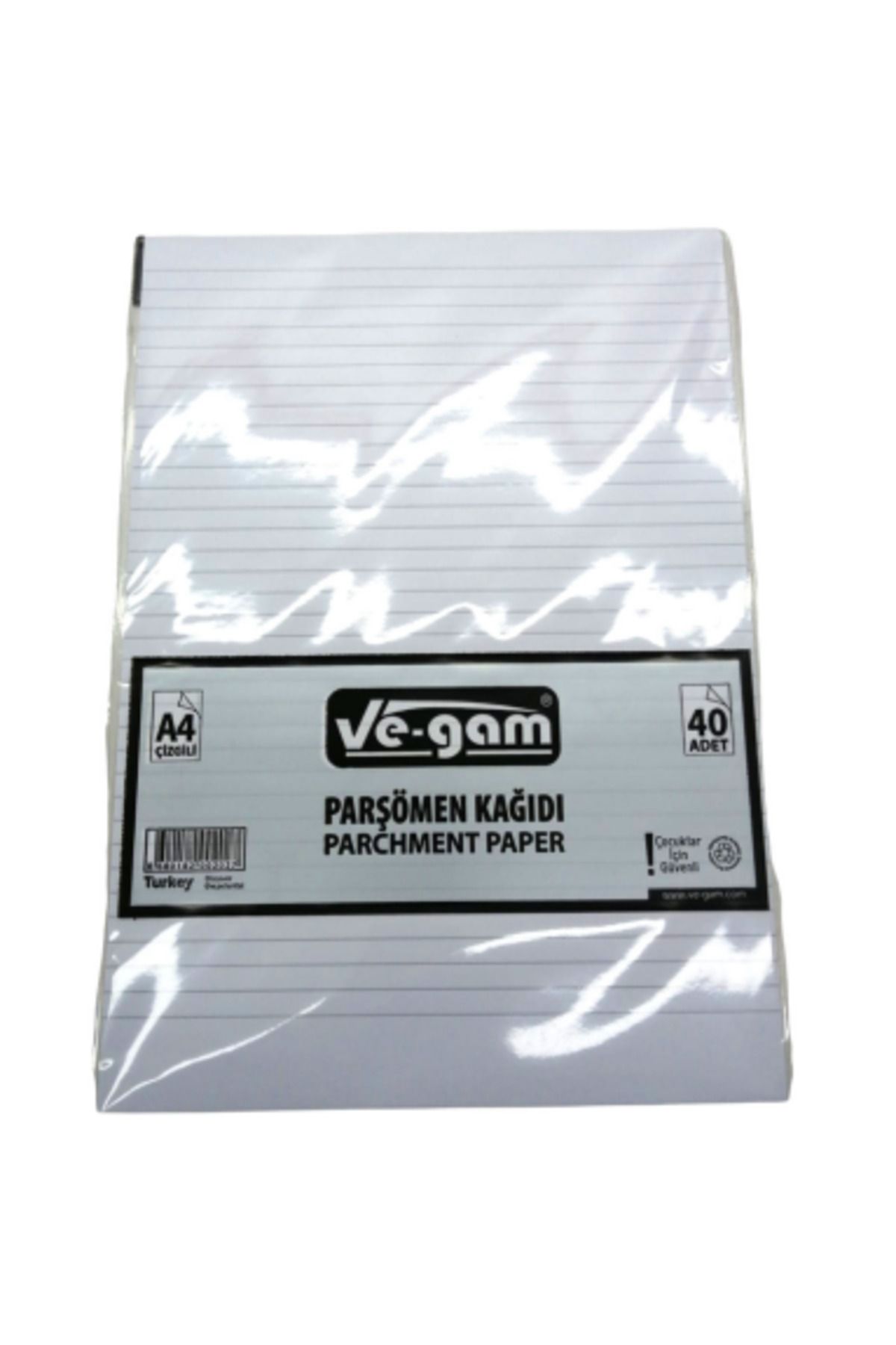 STOREMAX ysstorex A4 40 PARÇA ÇİZGİLİ PARŞÖMEN KAĞIDI StarColxlection 655141