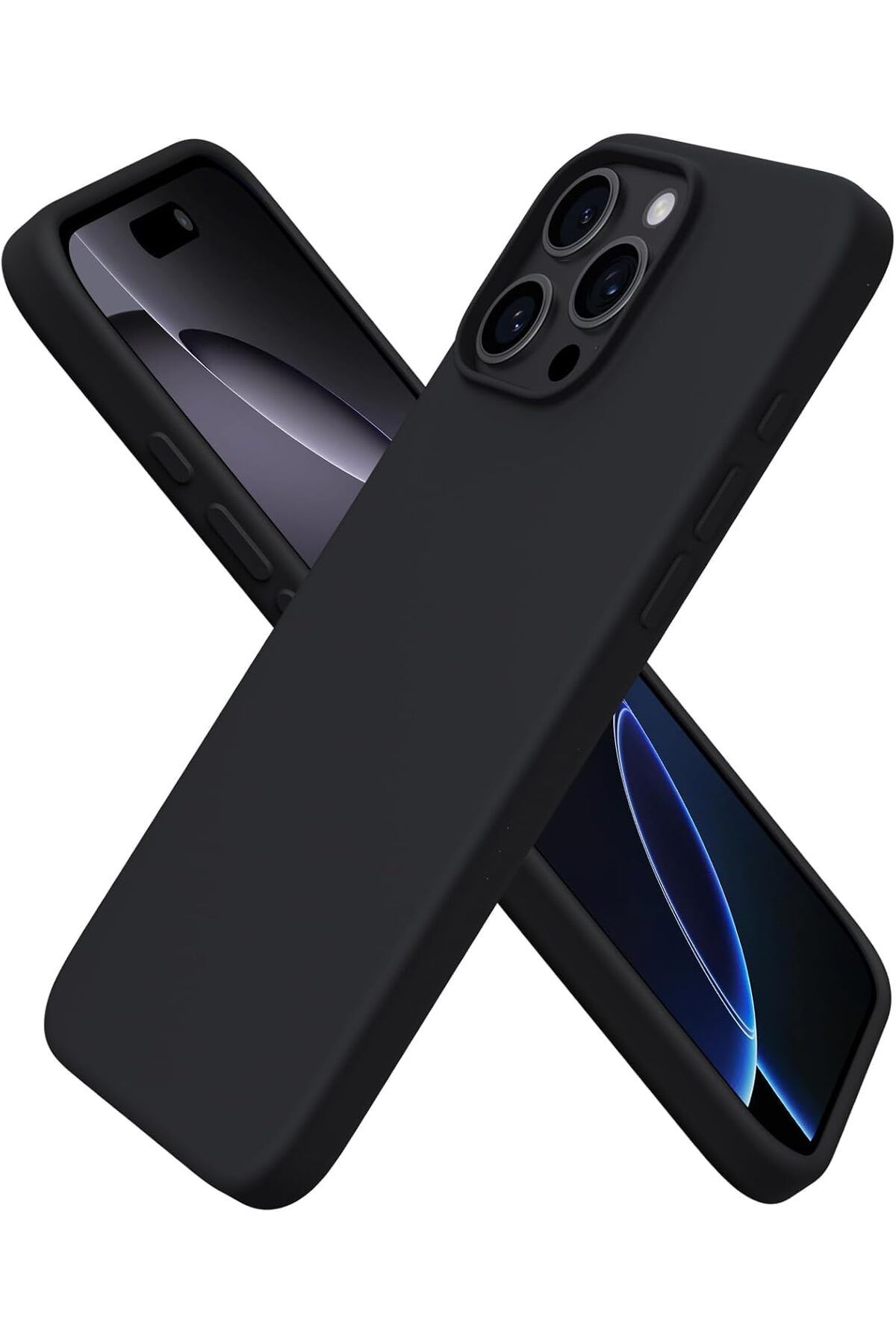 STOREMAX srhtDS iPhone 16 Pro Max Kılıfı 6.9" ile Uyumlu, İnce Sıvı Silikon 3 Katmanlı Tam Kaplamalı