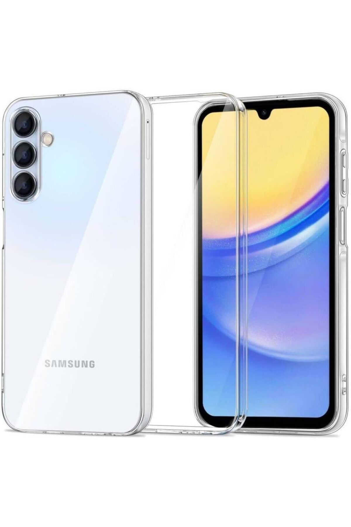 STOREMAX htpshopmx İletişim Galaxy A35 ile Uyumlu Kapak Kamera Korumalı Süper Silikon Şeffaf Kılıf st