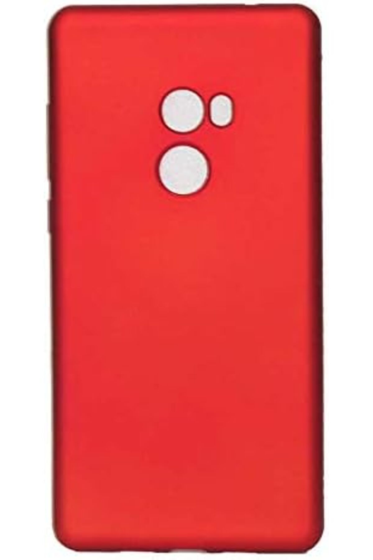 STOREMAX nslmshop Mi Mix 2 Uyumlu Sert Rubber Silikon Kılıf (Kırmızı) Life Store 1037065