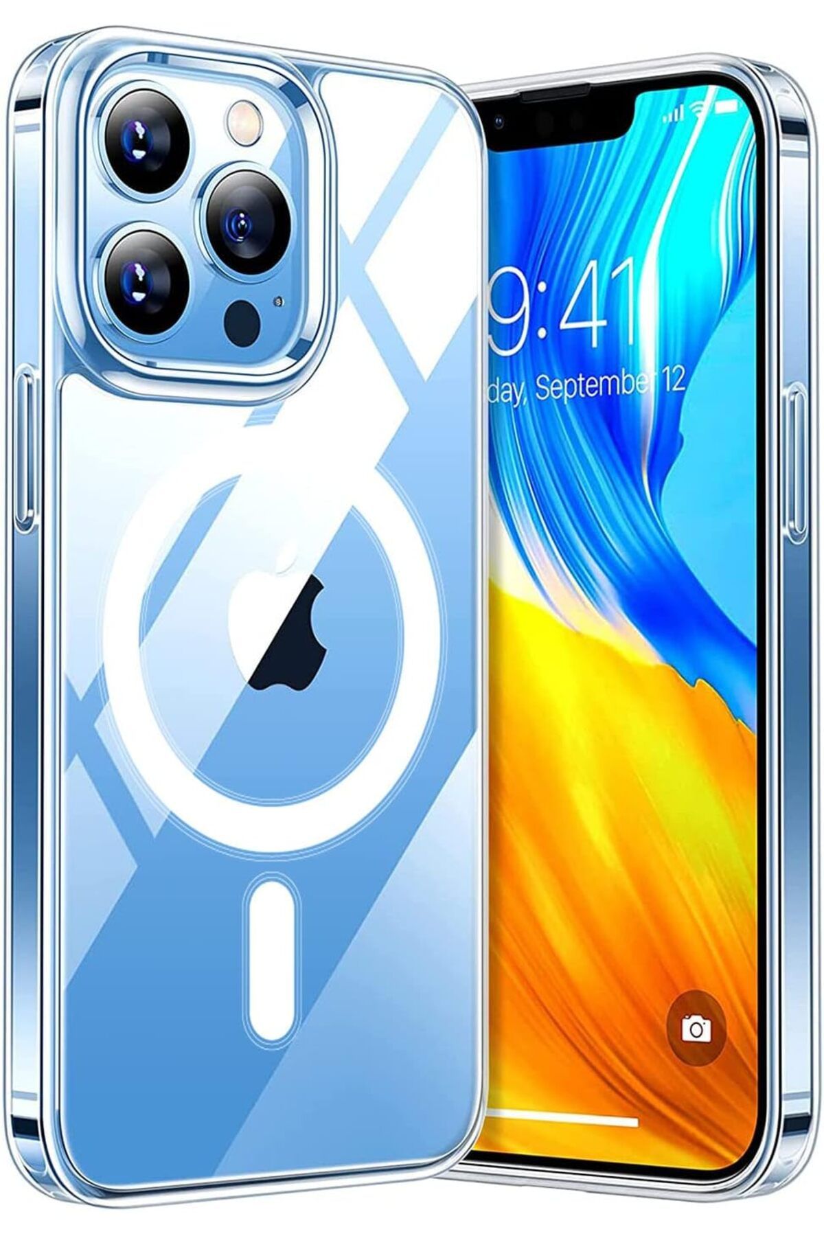 STOREMAX glpzr iPhone 13 Pro 6.1" Uyumlu Mag Safe özellikli Kılıf - Şeffaf trendybuy 1109110