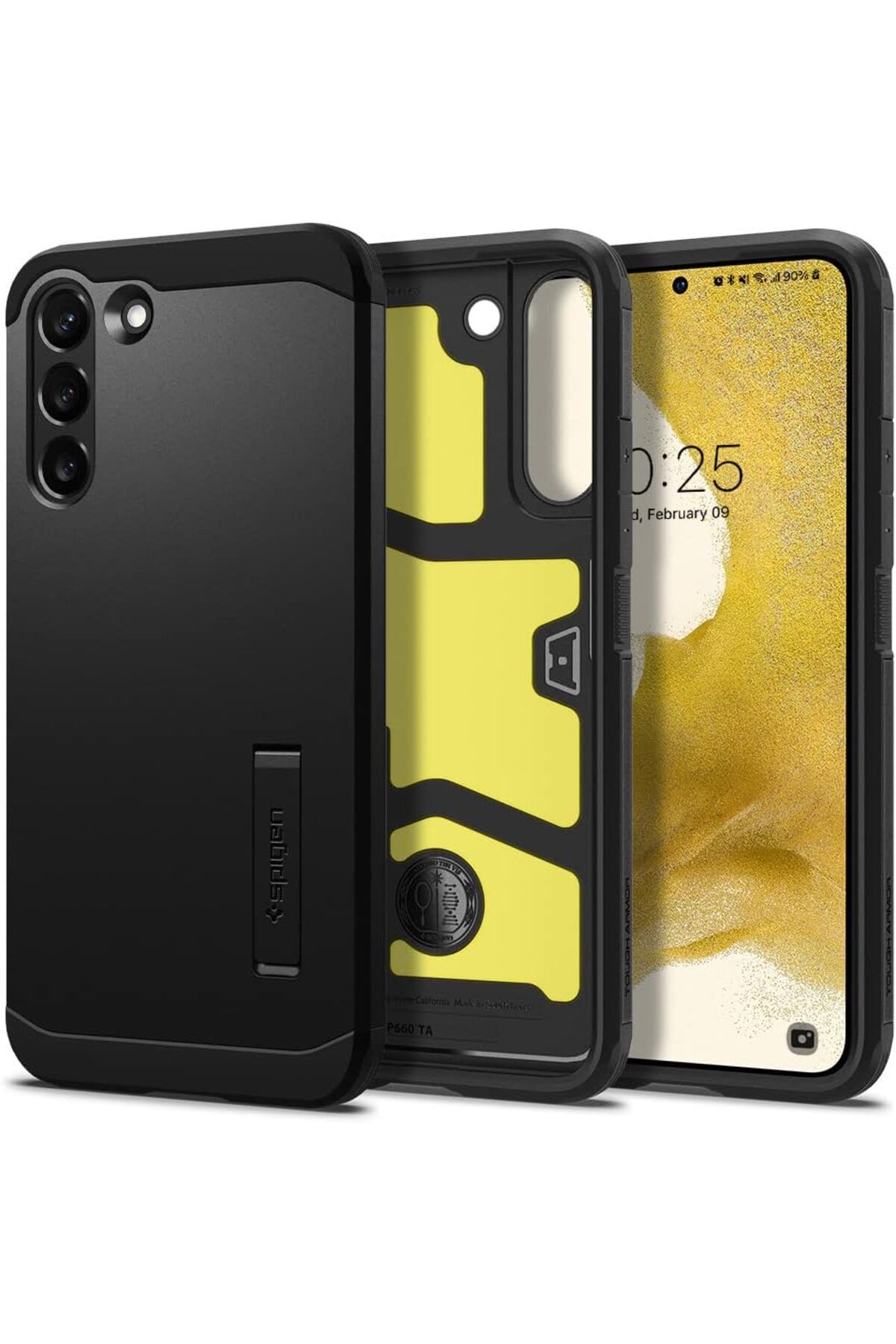 STOREMAX daliashops Galaxy S22 Plus 5G Kılıf Tough Armor Military Grade Black - ACS03958 Star Collection 54