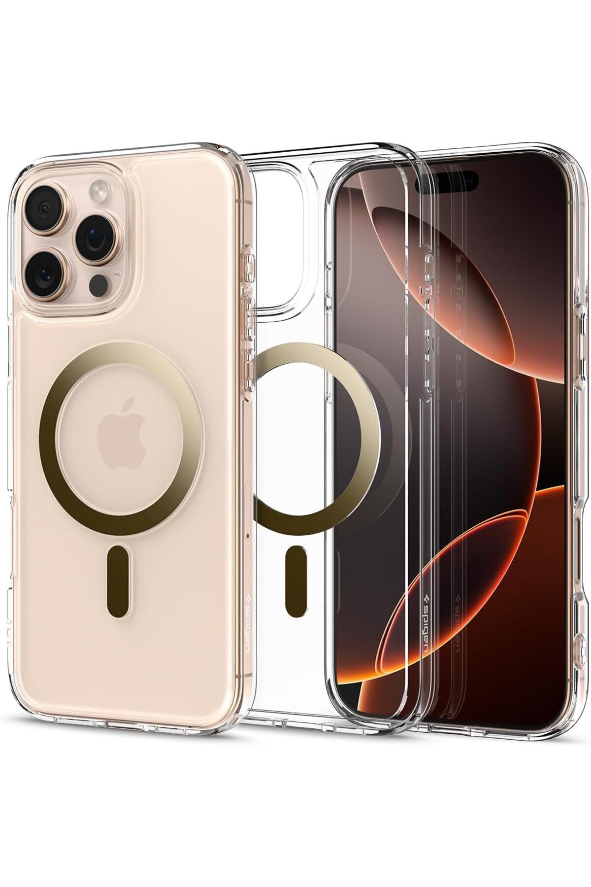 STOREMAX cmllashop iPhone 16 Pro Kılıf Ultra Hybrid MagFit MagSafe özellikli Gold - ACS08132 542093