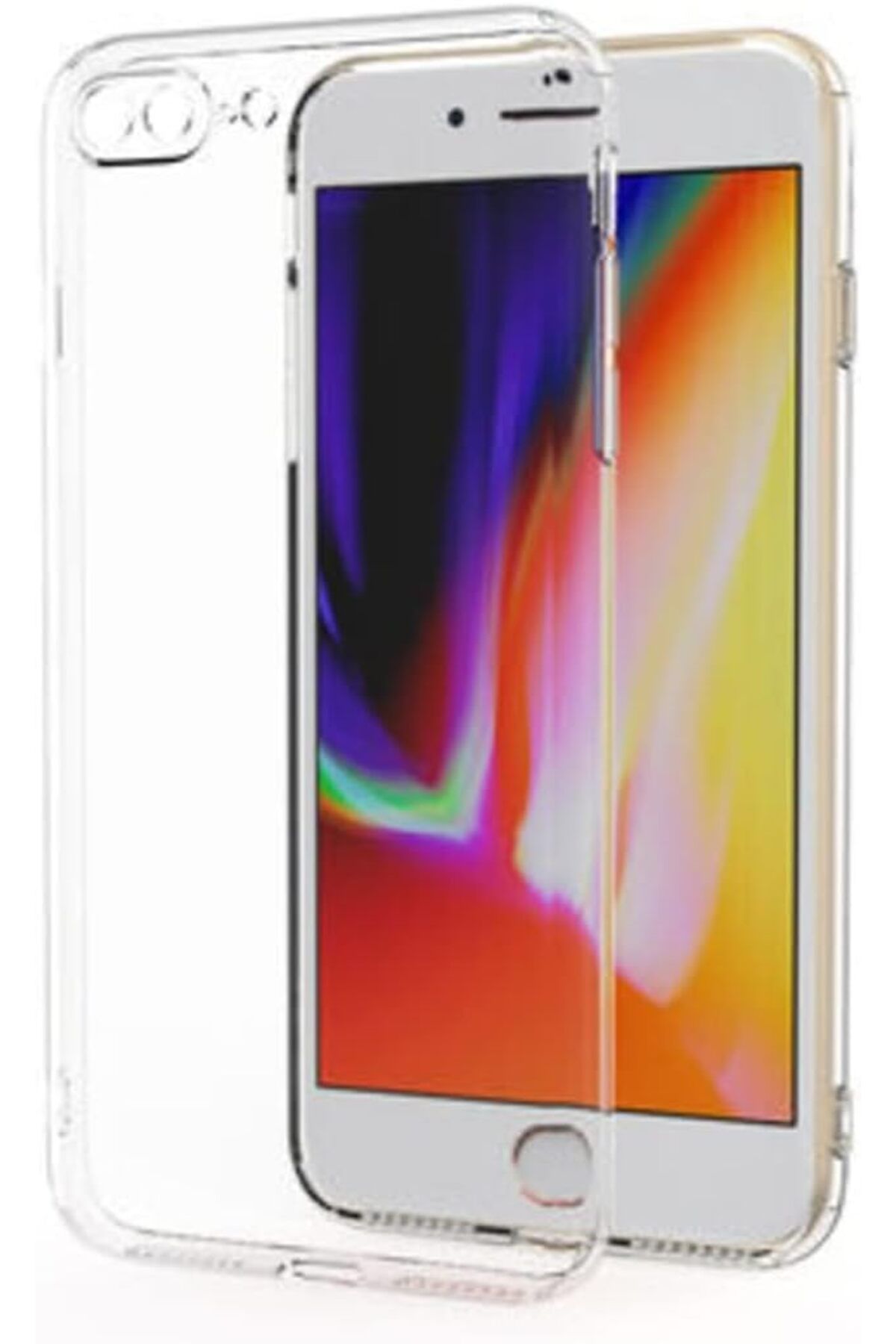 STOREMAX nffashopm İphone 7-8 Plus İle Uyumlu Kamera Korumalı Şeffaf Kılıfı storestarx 1051353