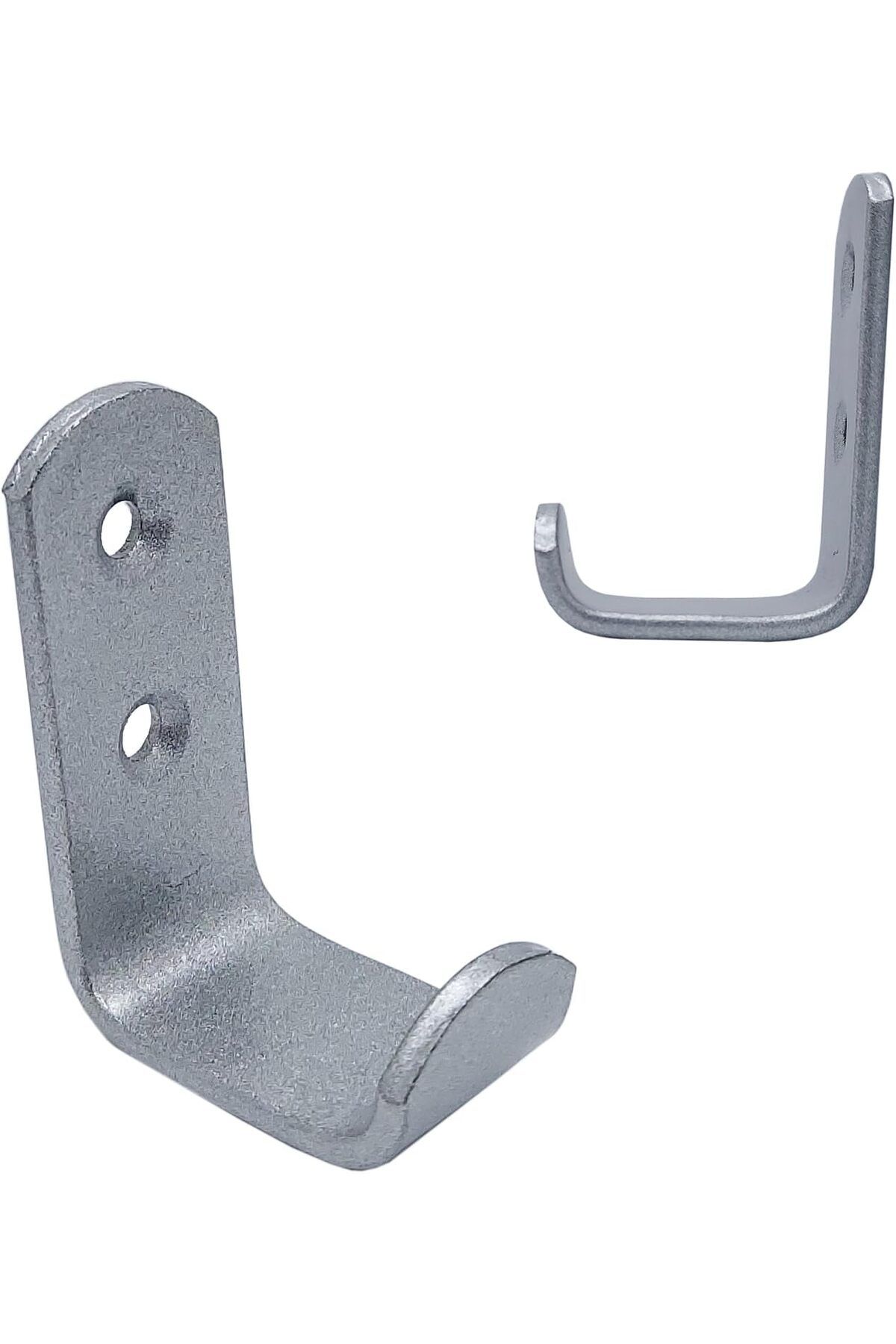 STOREMAX nffashopm 2 ad. Çelik Portmanto Askı 30mm Gümüş - Metal Okul Çanta Masa Sıra Askısı - Moder