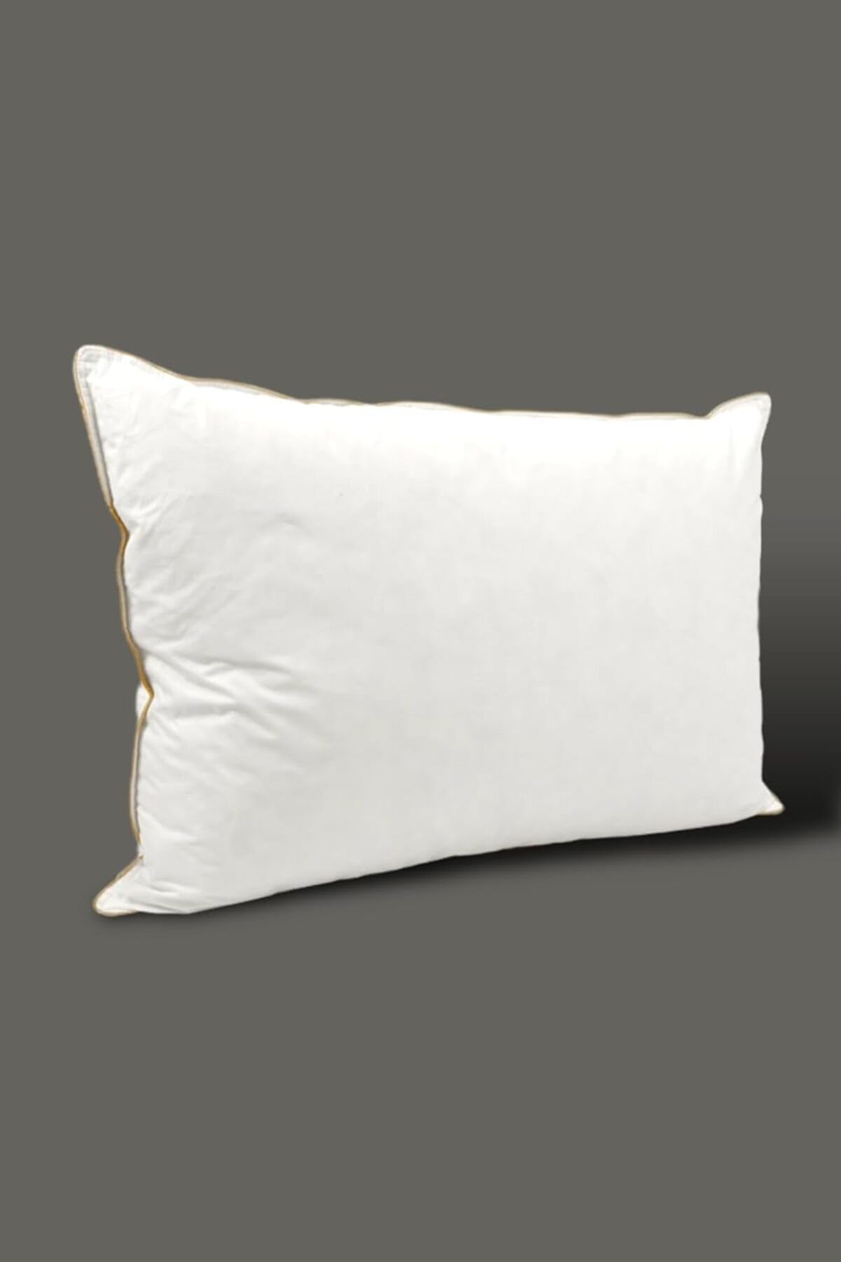 STOREMAX nffashopm TEKSTIL %100 Kaz Tüyü Yastık 20 Gıdık (ALÇAK YATIŞ) 50x70 Elizza - Biyeli storestar