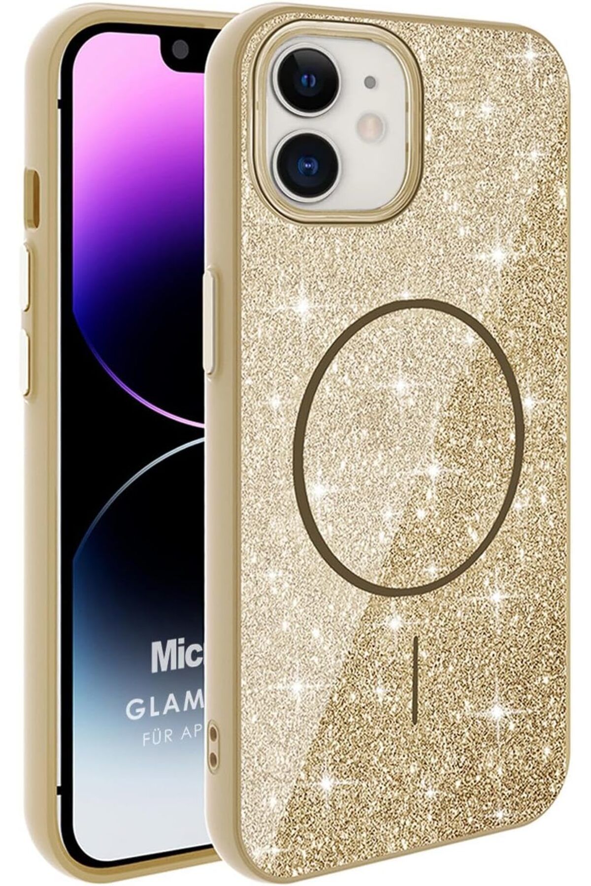 STOREMAX nffashopm iPhone 11 Kılıf GlamGrip Luxe Gold [iPhone 11 ile Uyumlu Kılıf - Gold] storestarx 1051