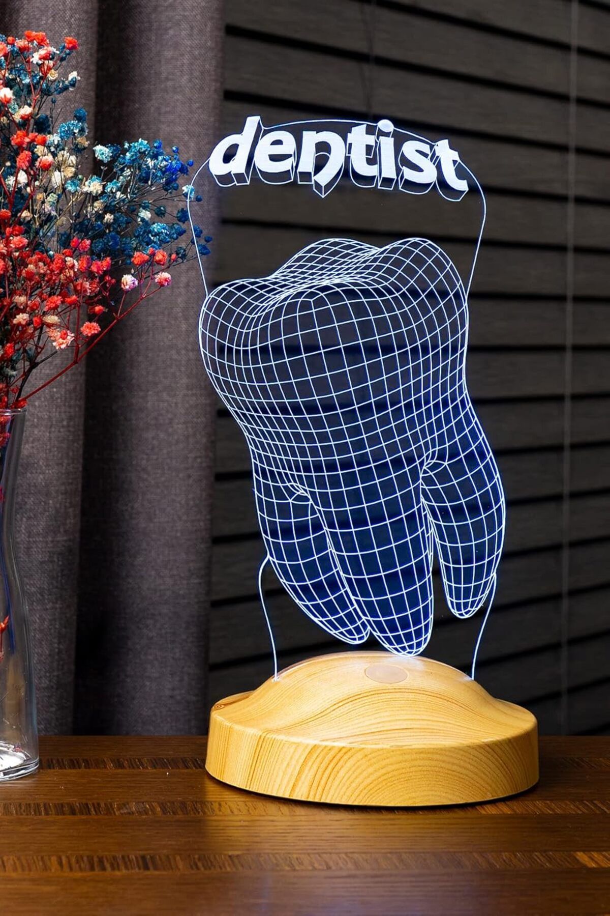 salesalbutik Diş Doktoru hediyesi Dentist 3d led lamba