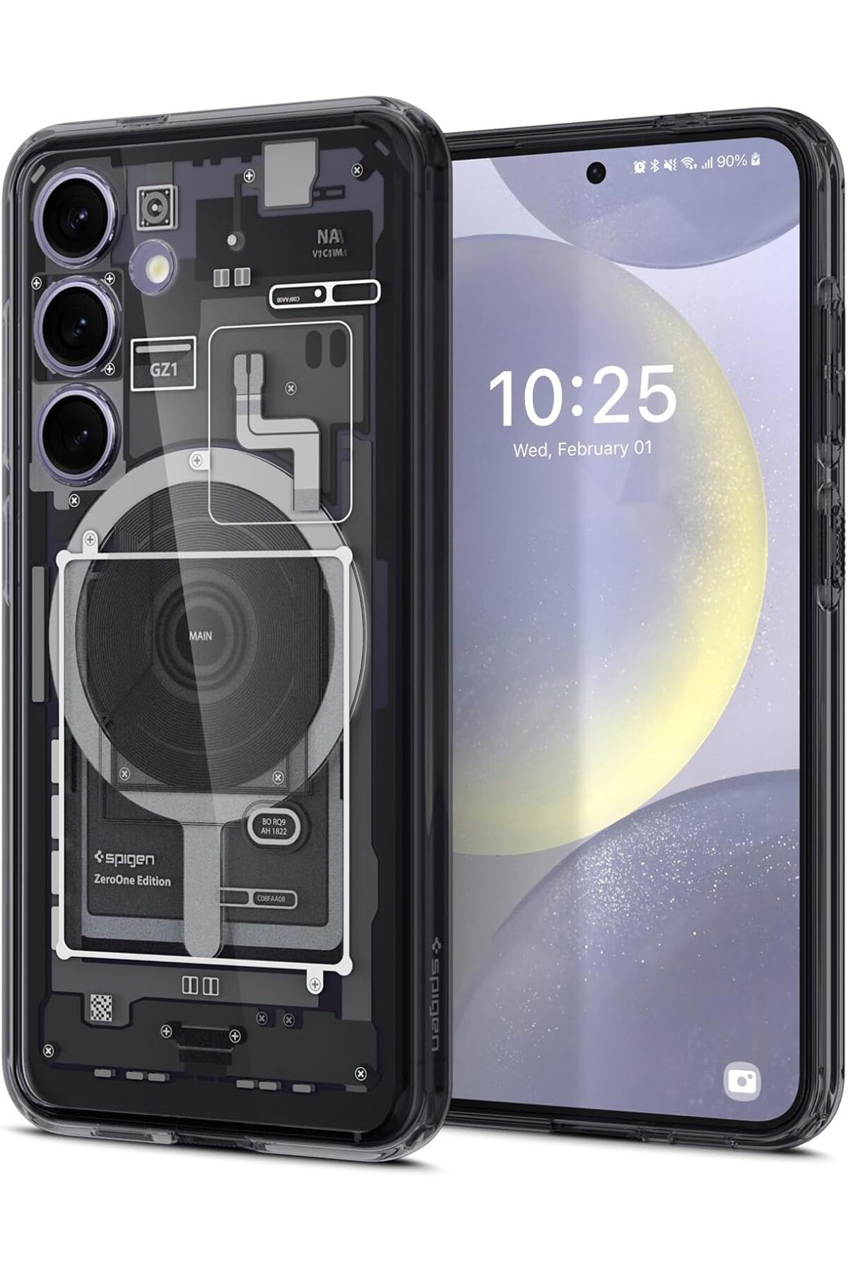 STOREMAX bystoreby Galaxy S24 Kılıf Ultra Hybrid OneTap Metal Ring MagFit Zero One - ACS07354 NewDesing 646