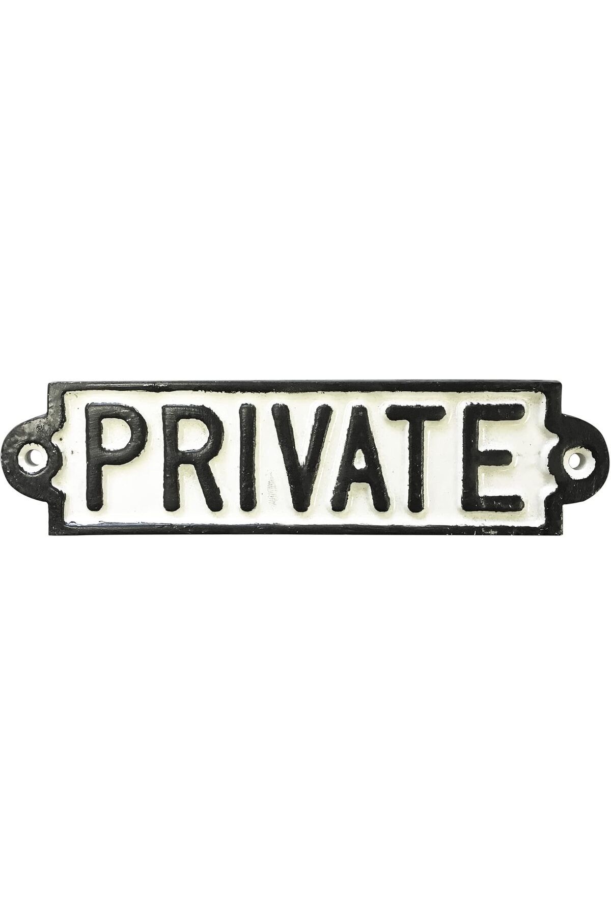 STOREMAX mrttnca Kraft 83516 'Private' Cast Iron Sign trndymrt 1087243
