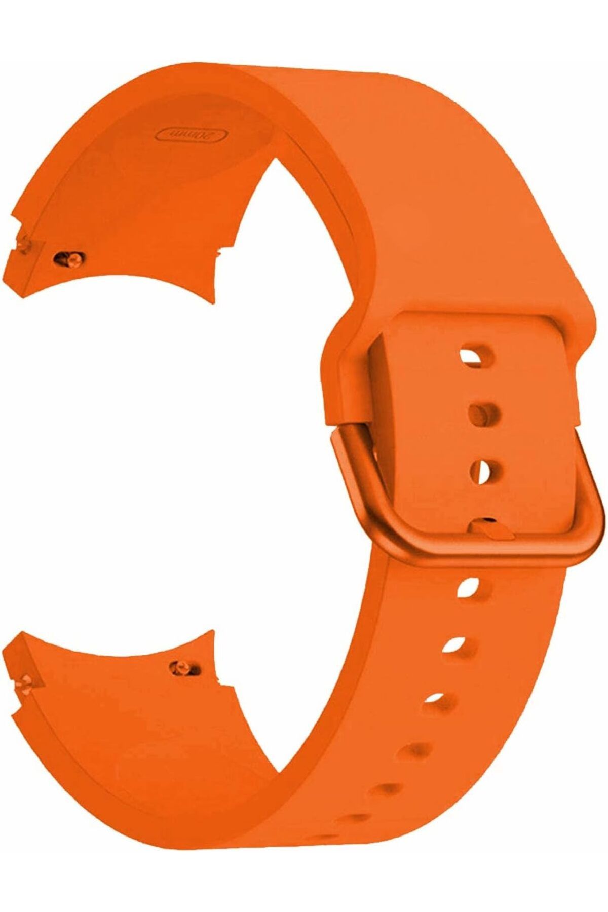 STOREMAX htpshopmx Galaxy Watch 4 Classic 46mm için Kordon Solid Silicone Band Turuncu str http 1092444
