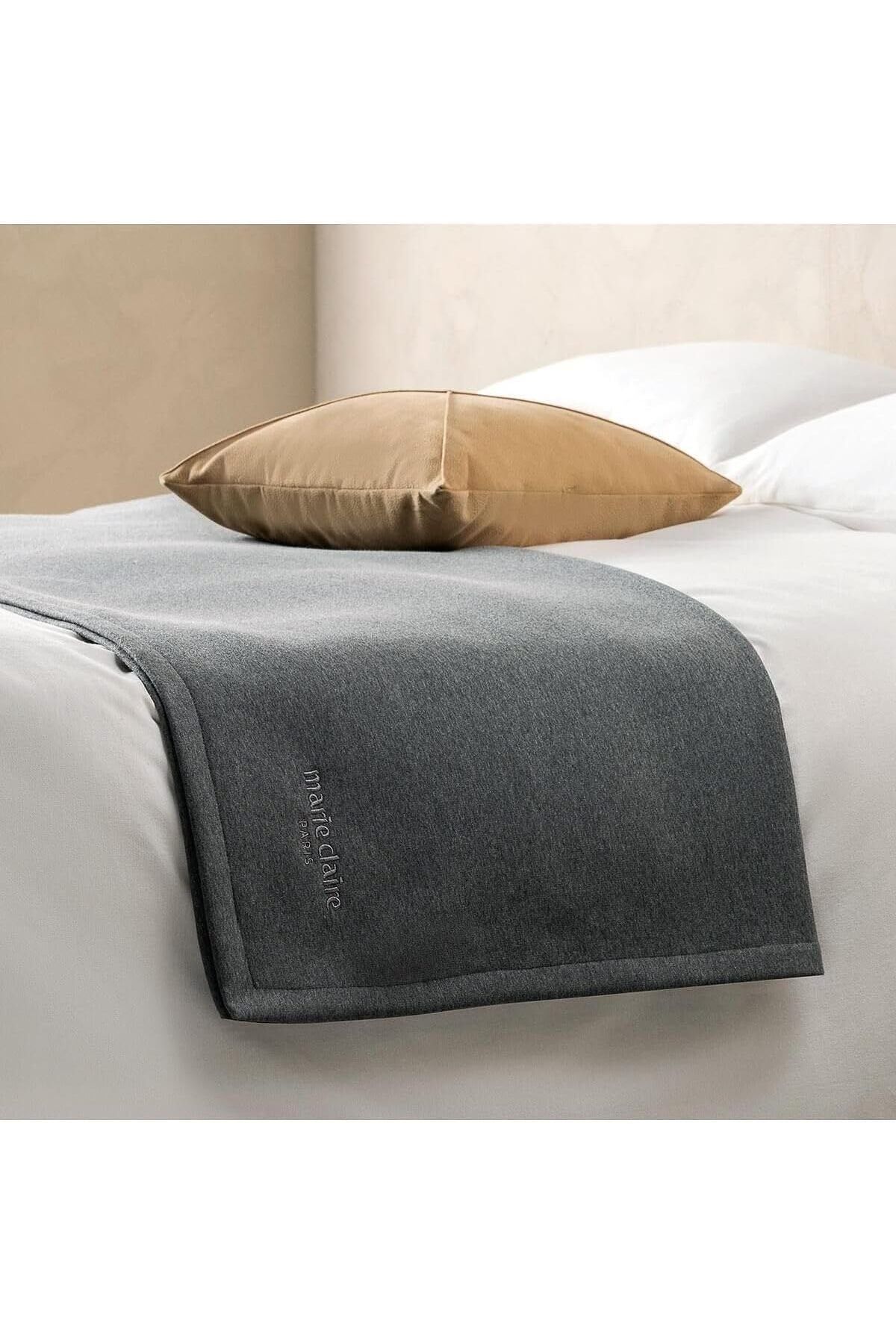 STOREMAX nffashopm Claire Daniel Çift Kişilik Battaniye 200X220 Antrasit Melanj storestarx 1051353