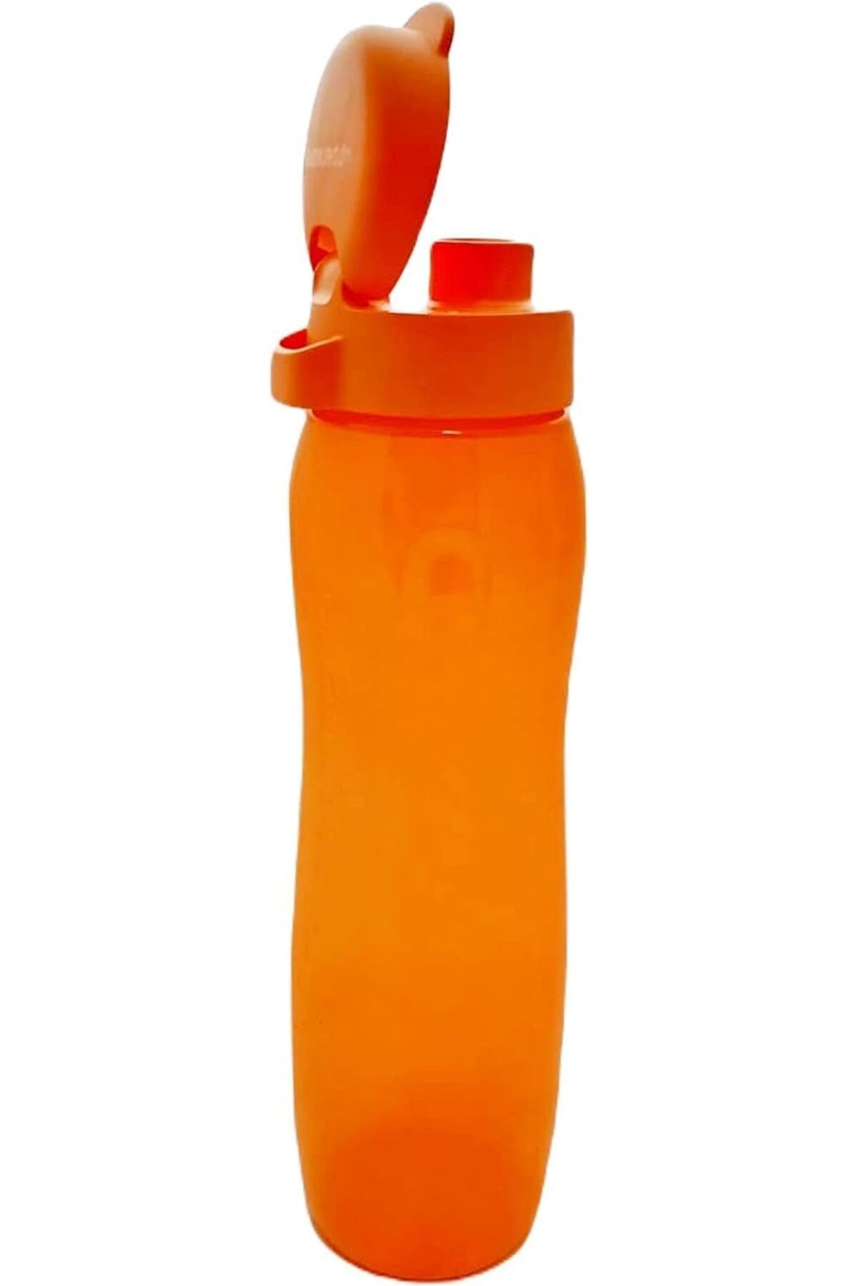 STOREMAX ysstorex to Go Eco Easy içecek şişesi, 500 ml, turuncu, klipsli kilitli ve saplı, yuvarlak ve da