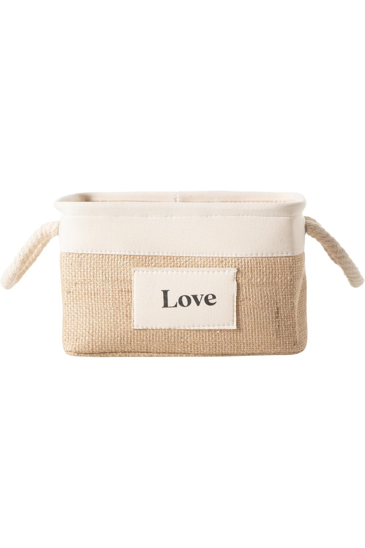yenibagshop Concept Basic Jüt Düzenleyici Love 17 x 24 x 14 cm