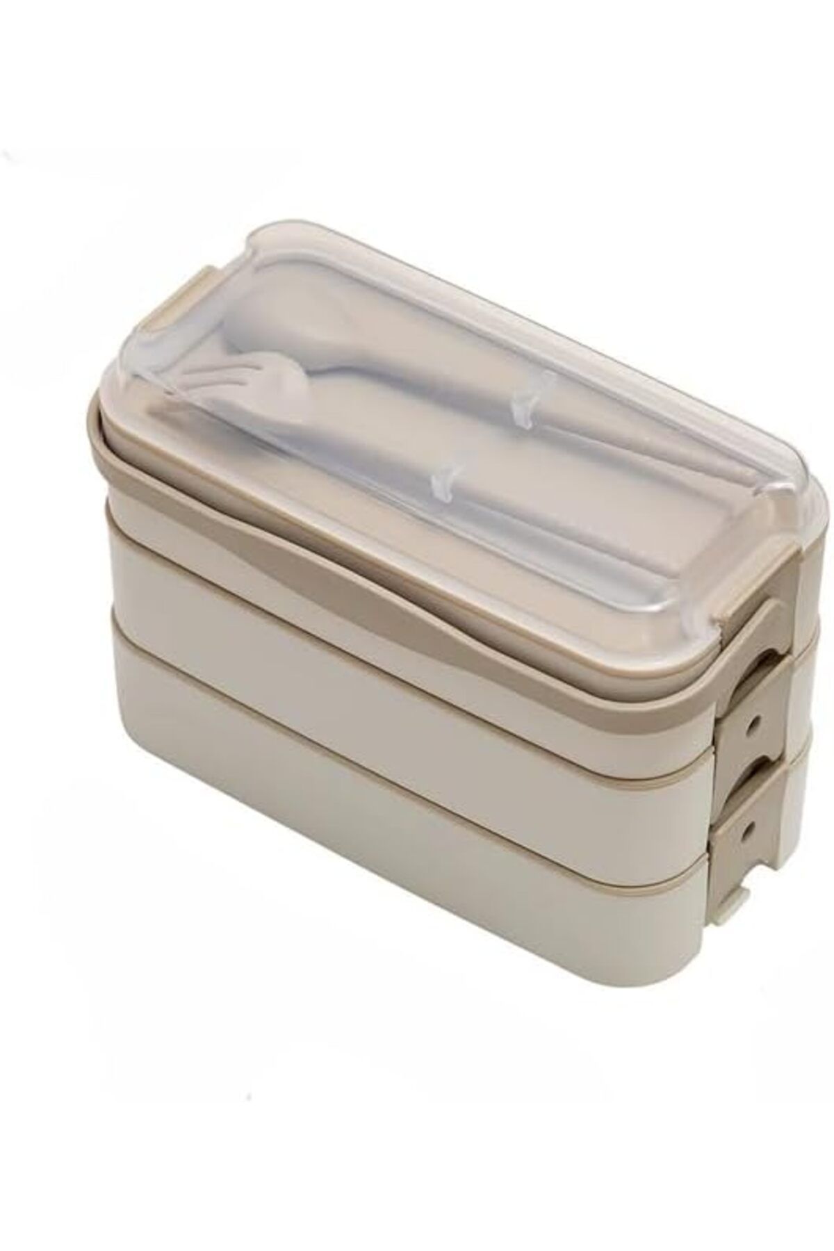 STOREMAX nffashopm Home 1260 ml 3 Katlı 6 Bölmeli BPA'sız PP Plastik Sefer Taşıma ve Beslenme Çantası,