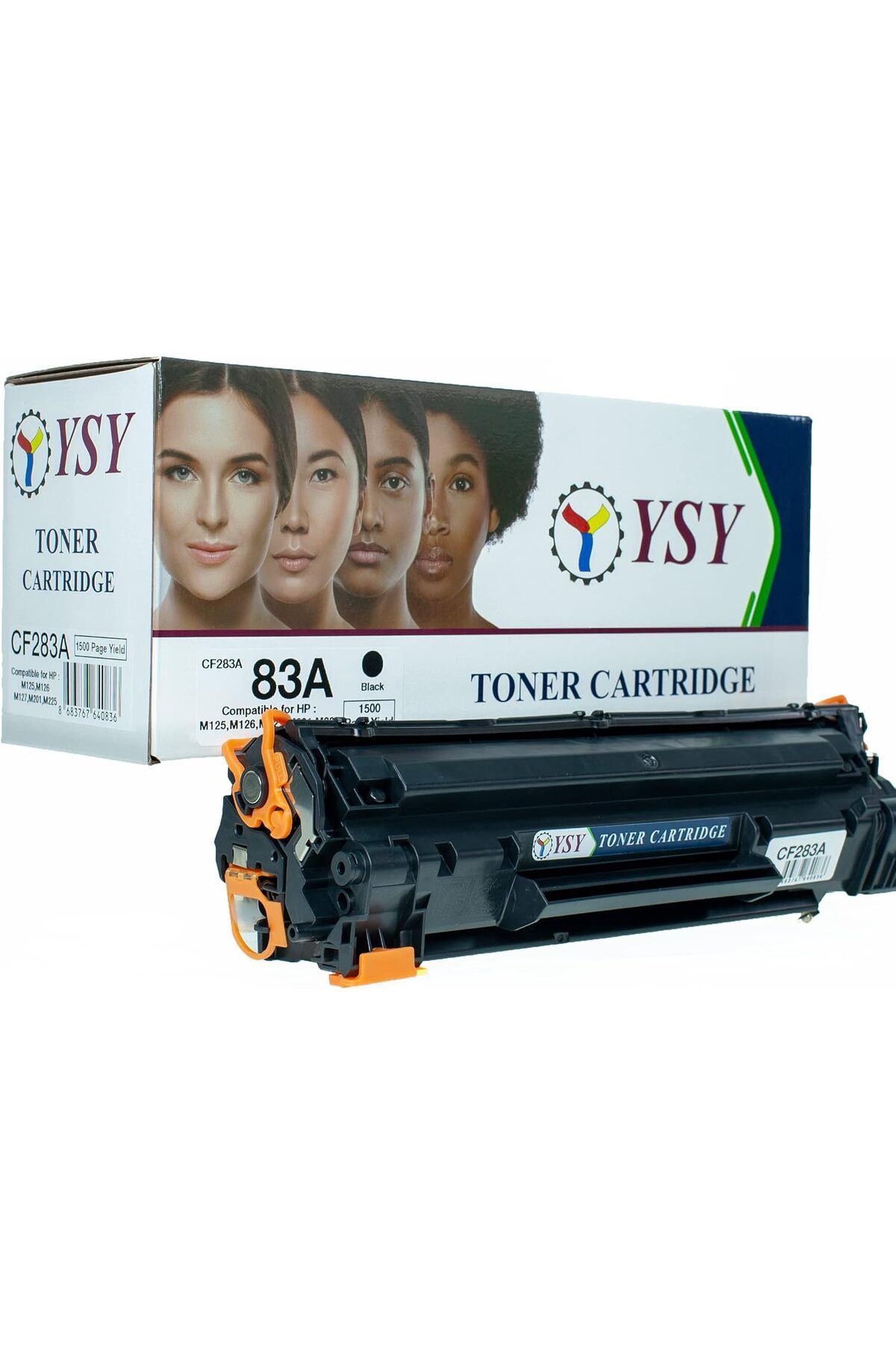 STOREMAX cmllashop 83A(CAN-737) CF283A M125 M126 M201 M225 1500 (1.5K) Sayfa Verimli Muadil Toner (Siyah) 54