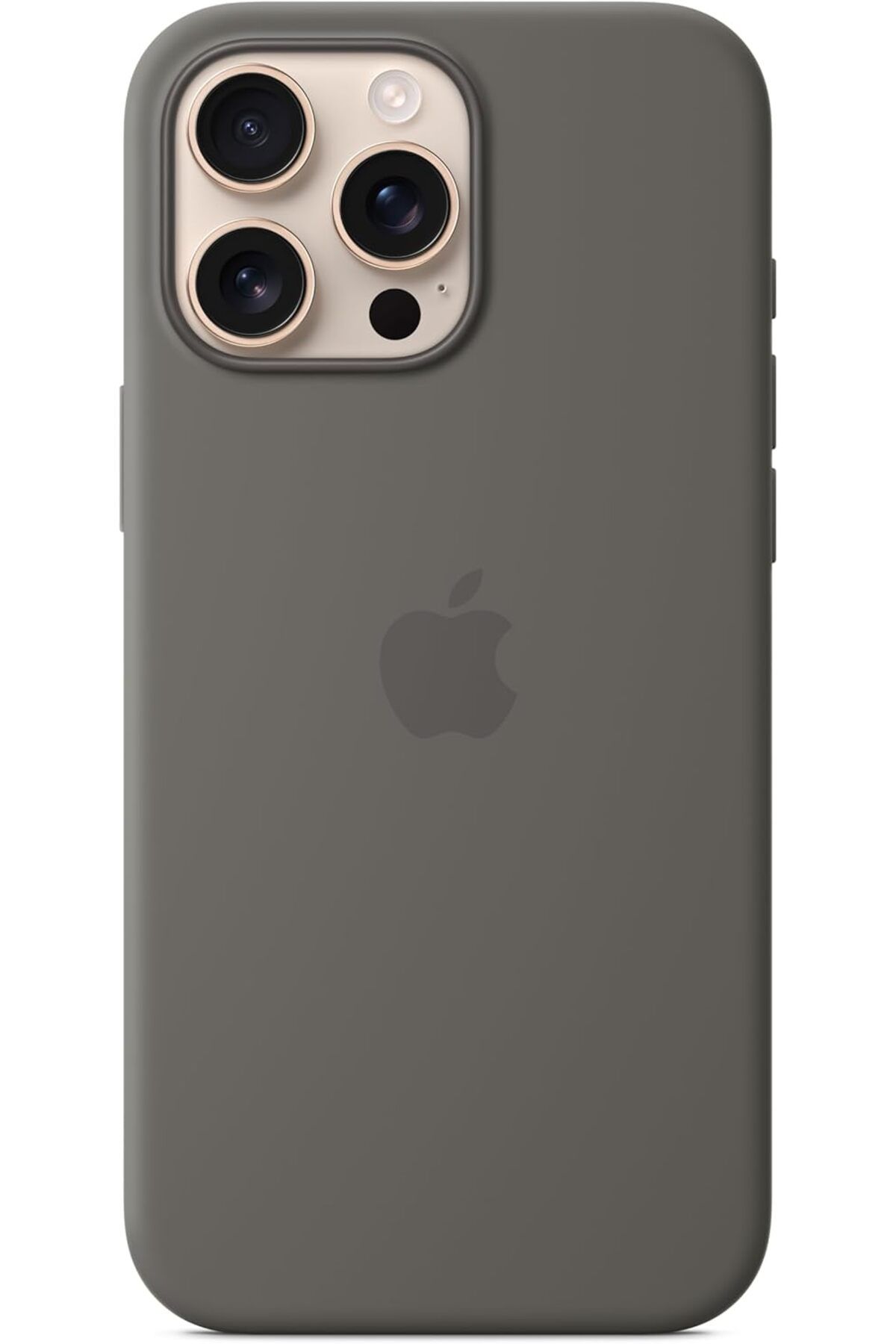 STOREMAX nffashopm iPhone 16 Pro Max için MagSafe özellikli Silikon Kılıf - Taş Grisi