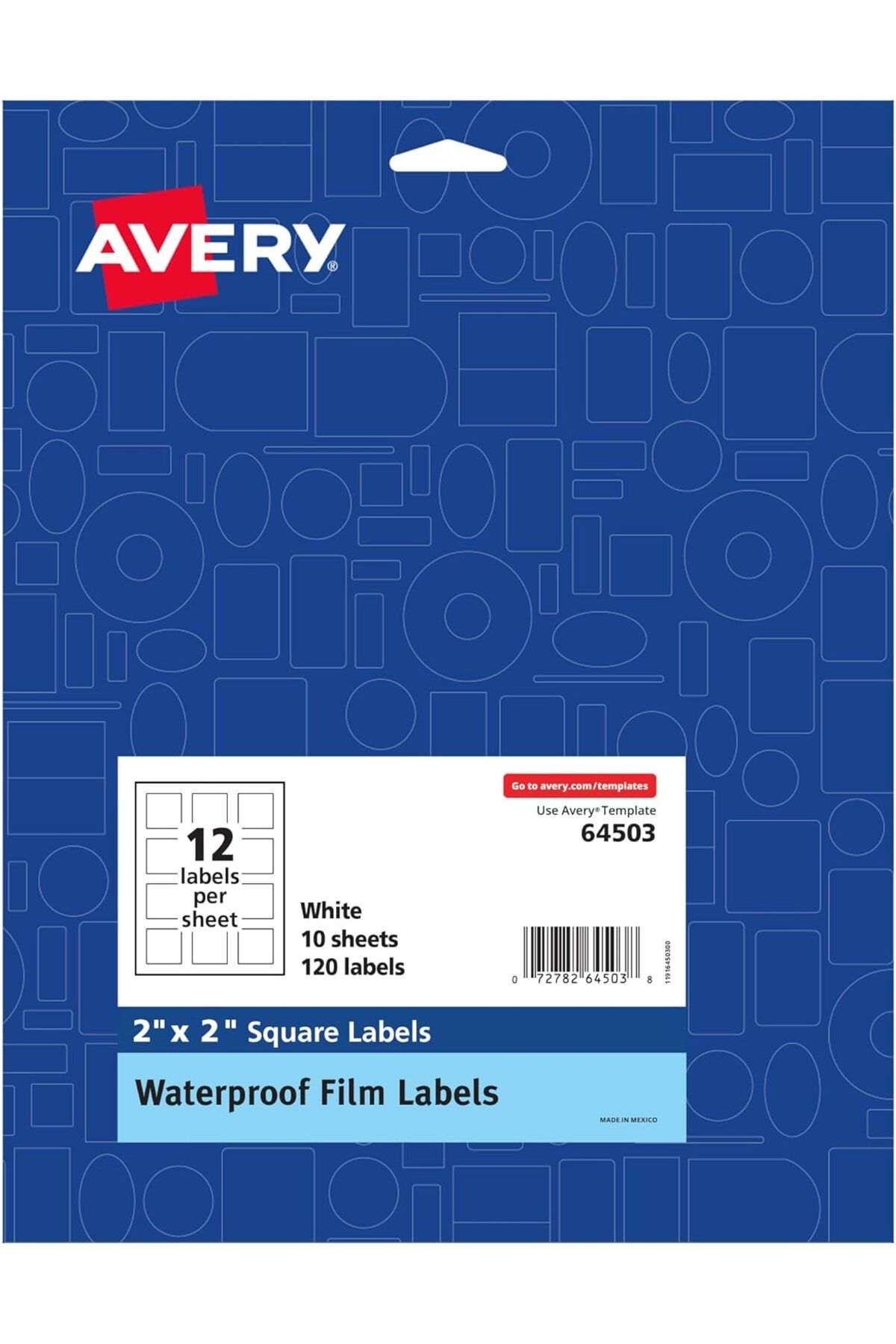 STOREMAX daiviolastore Su Geçirmez Yağa Dayanıklı Film Etiketleri - Banyo ve Güzellik, Kavanozlar, 2" x