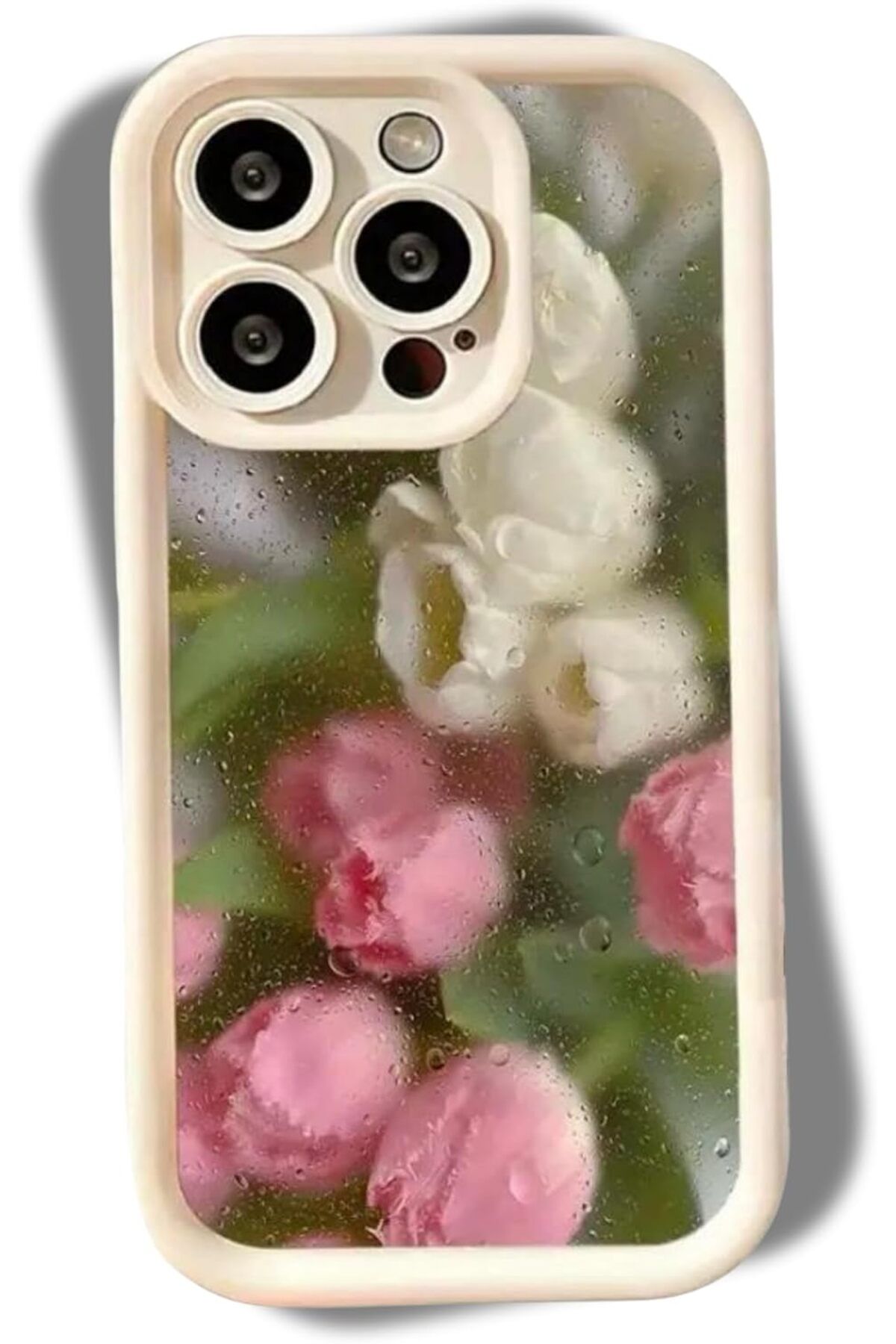 STOREMAX lbstorex 13 ve 13 Pro Yağlıboya Çiçek Desenli Telefon Kılıfı – Şık ve Dayanıklı Tasarı