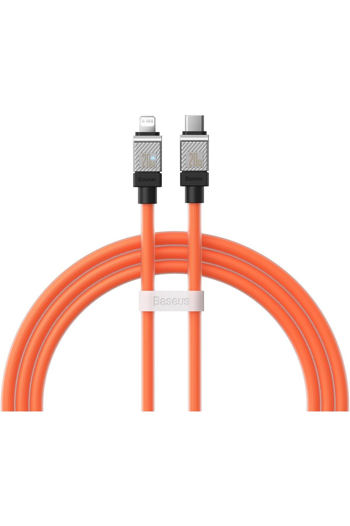 STOREMAX bystoreby CoolPlay Serisi Hızlı Şarj Kablosu Type-C to iP 20W, 1m, Turuncu NewDesing 646268