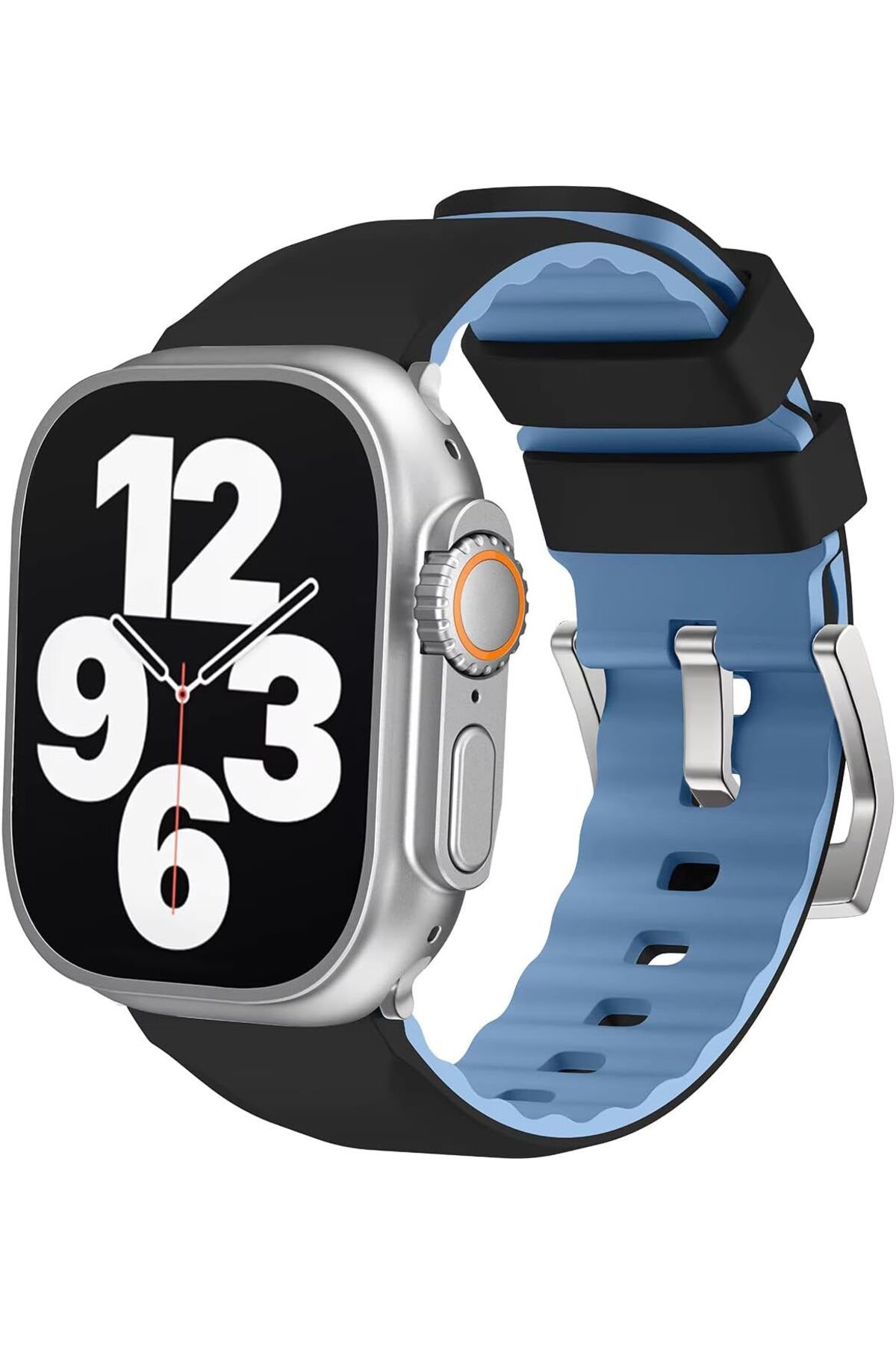STOREMAX htpshopmx Watch ile Uyumlu 42/44 / 45/49 MM için Metal Tokalı Bilekte Rahatsızlık Hissi Vermeyen