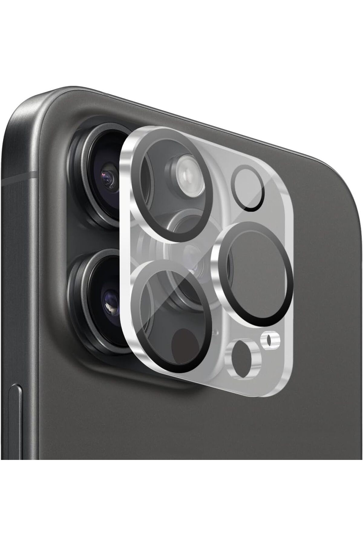 yenibagshop LABS iPhone Kamera Lens Koruyucu, 16 Pro / 16 Pro Max Uyumlu, Şeffaf