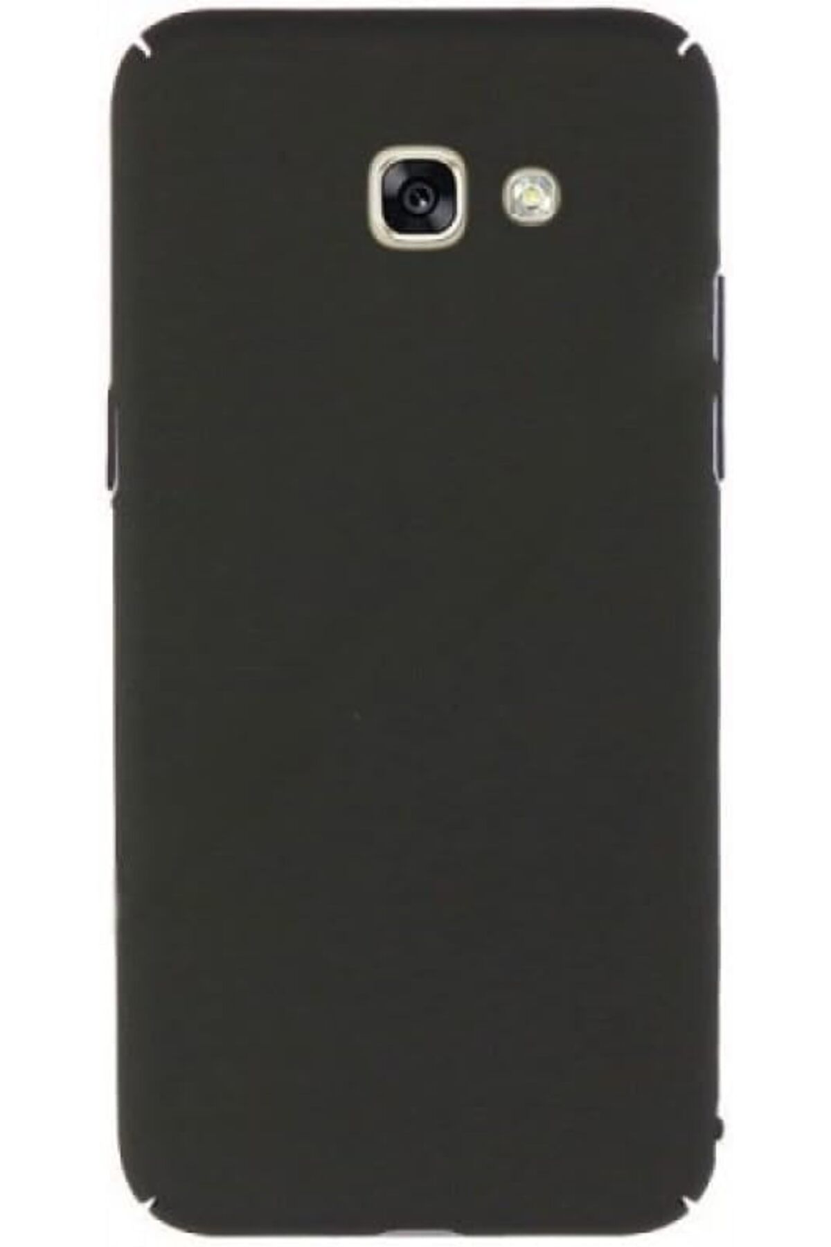 STOREMAX nffashopm Galaxy C7 / C7 Pro Uyumlu Sert Rubber Silikon Kılıf (Siyah) storestarx 1051353