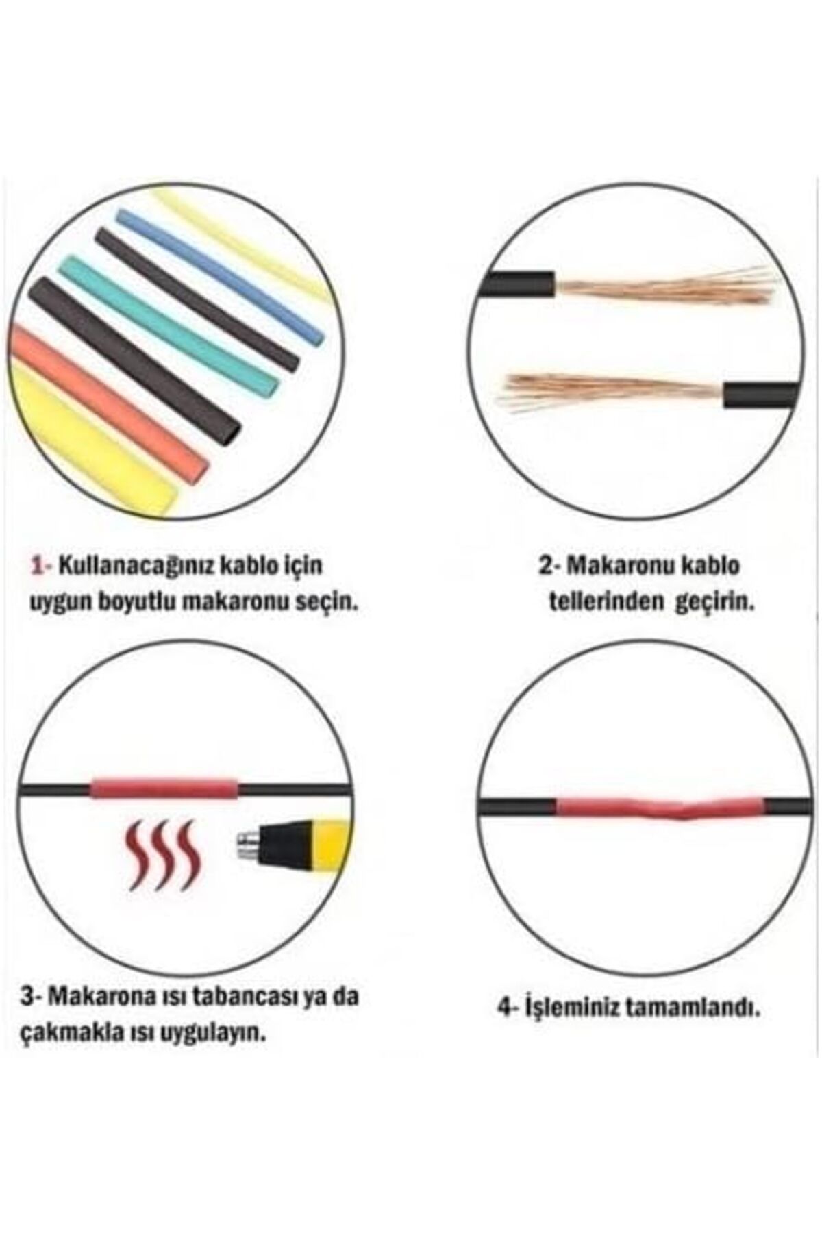STOREMAX-Lvnmblya Piece Set Heat Shrink Tubing Cable Protective Sleeve Shop Deesing 224120 2