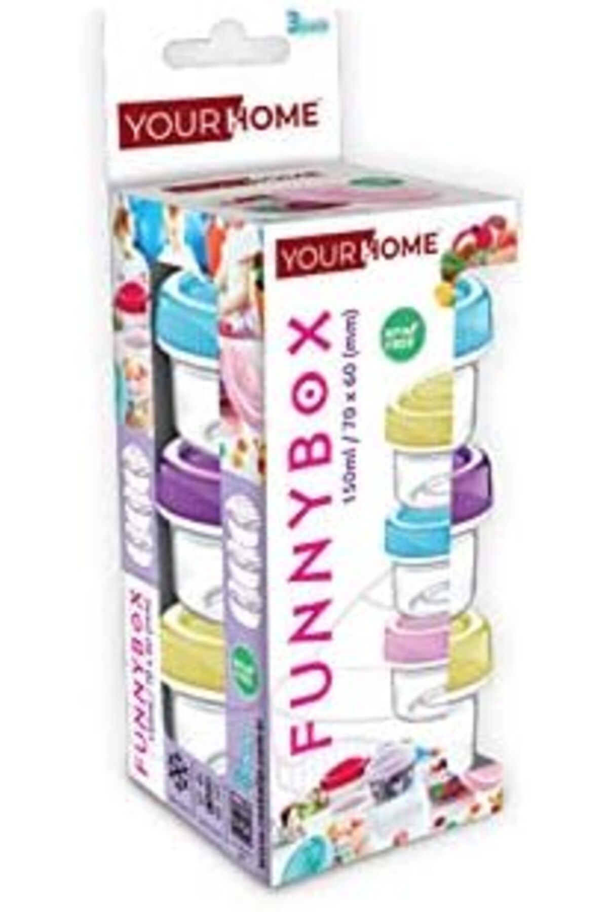 STOREMAX htpshopmx Funnybox 3 lü Saklama Kabı str http 1092444
