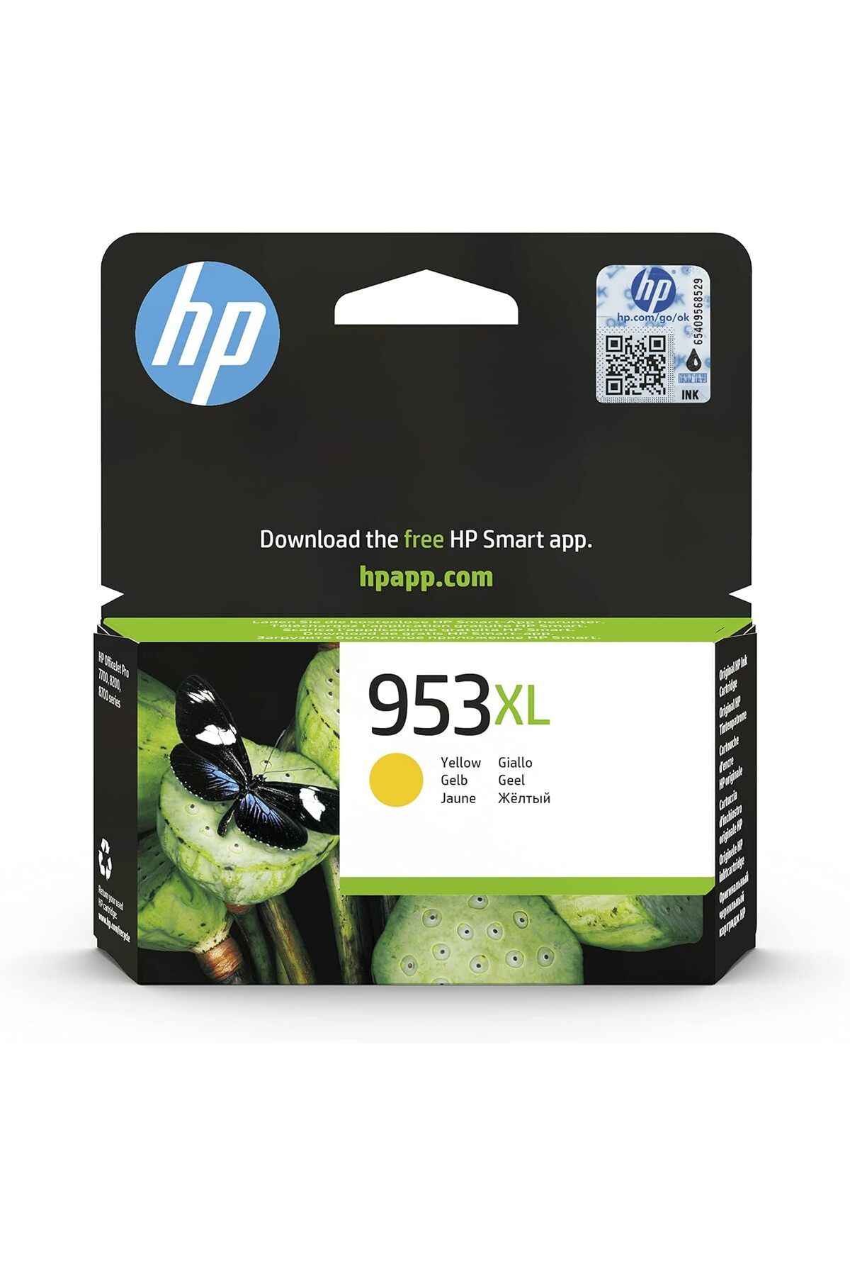 STOREMAX cmllashop 953XL Sarı Yüksek Kapasiteli Mürekkep Kartuş 1.600 Sayfa (F6U18A) 542093