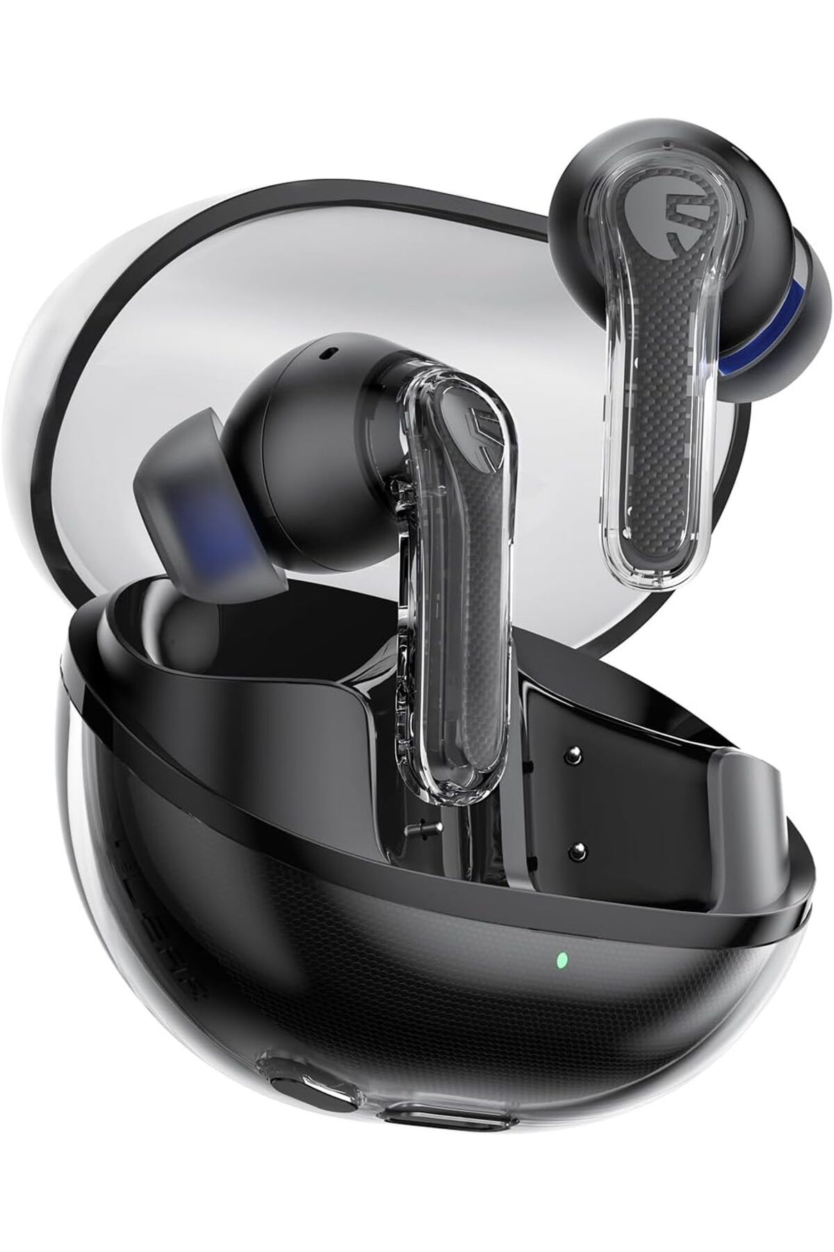 STOREMAX mrttnca Clear Siyah Bluetooth Kulaklık, Kablosuz Kulak içi Kulaklık, Bluetooth 5.3, 40 Saat Oynat