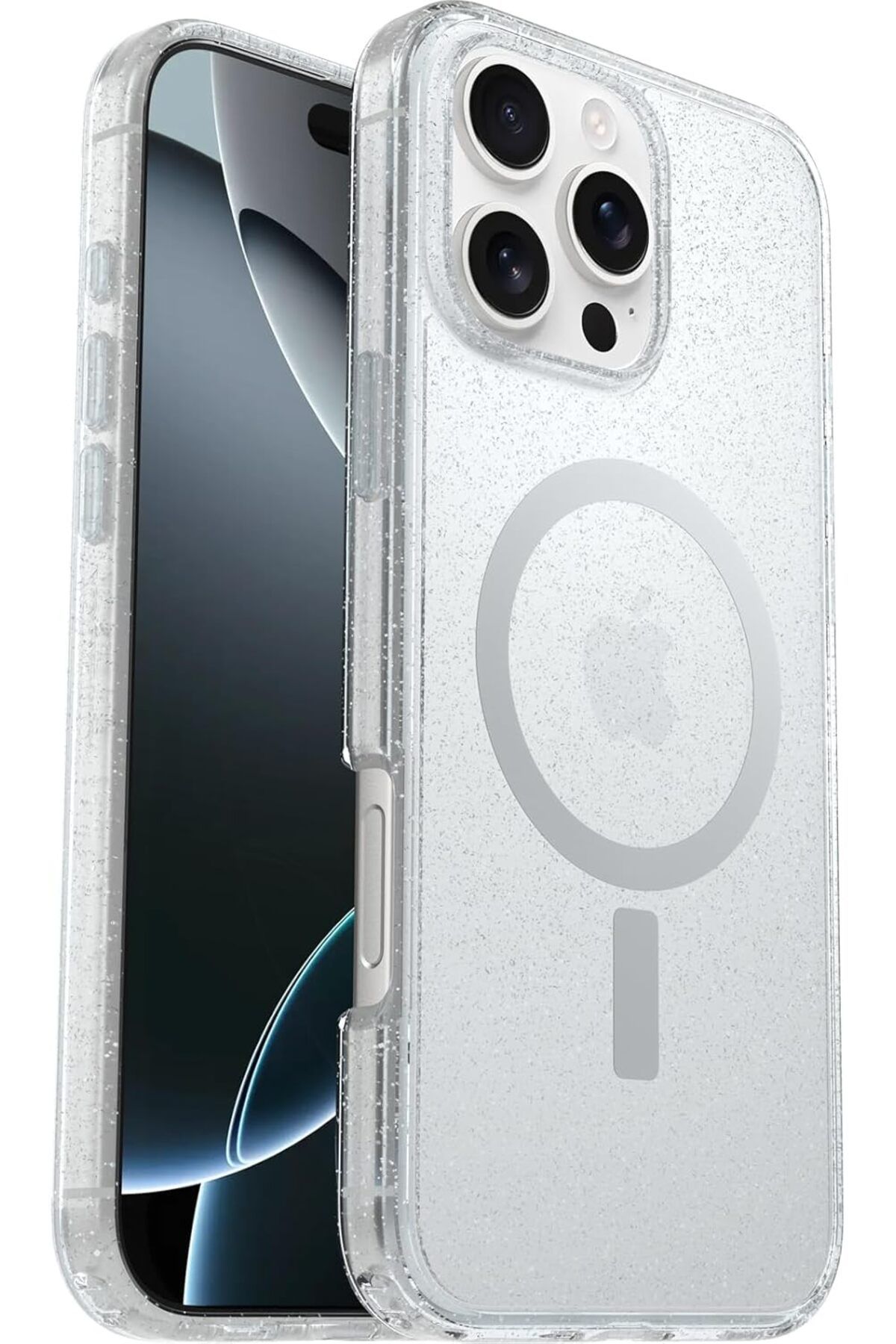 STOREMAX nffashopm Symmetry Serisi Şeffaf MagSafe Şeffaf Kılıf iPhone 16 Pro Max Uyumlu Darbeye ve Düşm