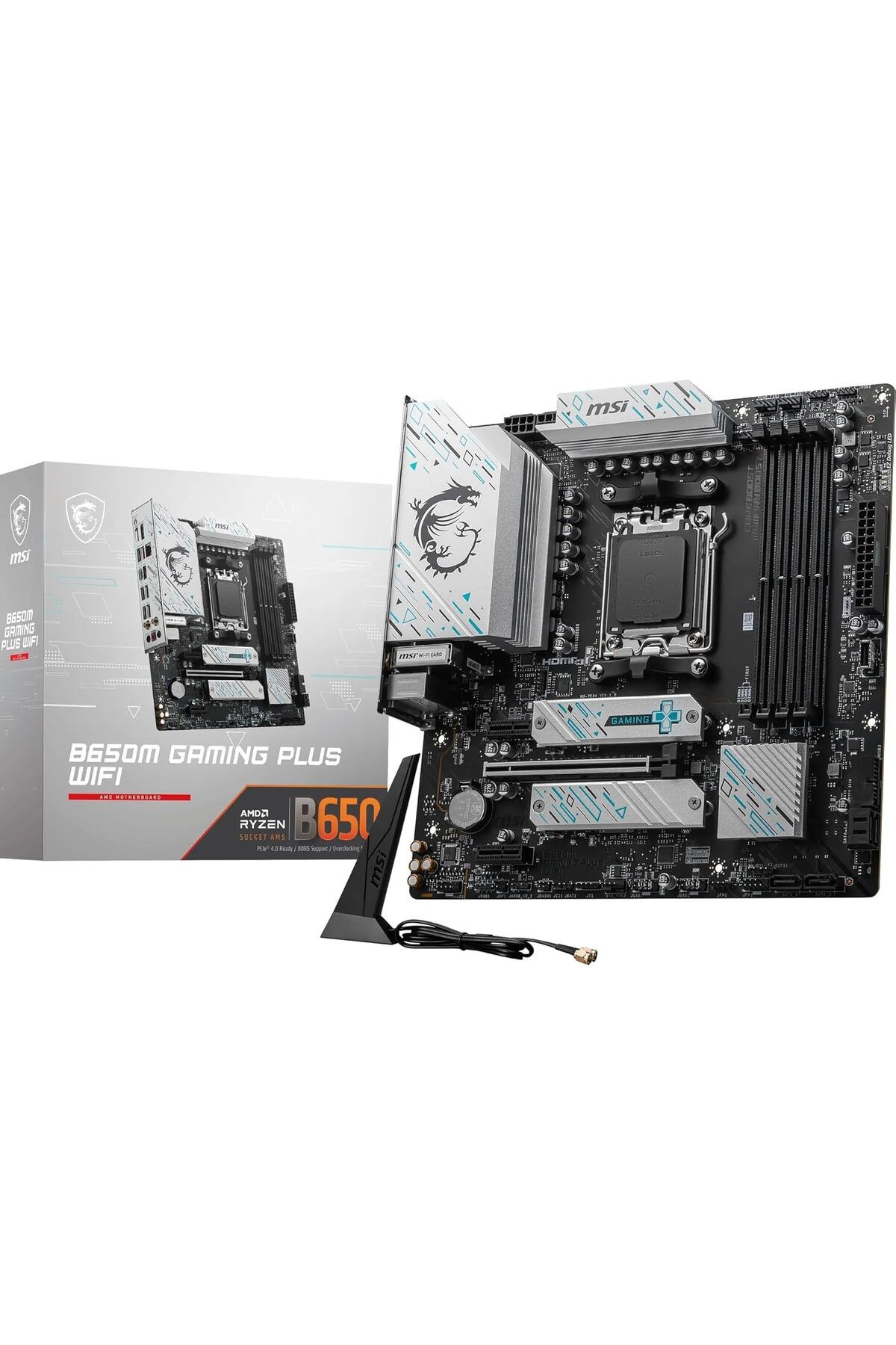 STOREMAX nffashopm MB B650M GAMING PLUS WIFI AM5 DDR5 7200MHZ(OC) HDMI DP M.2 USB3.2 2.5G LAN WI-FI 6E mATX s