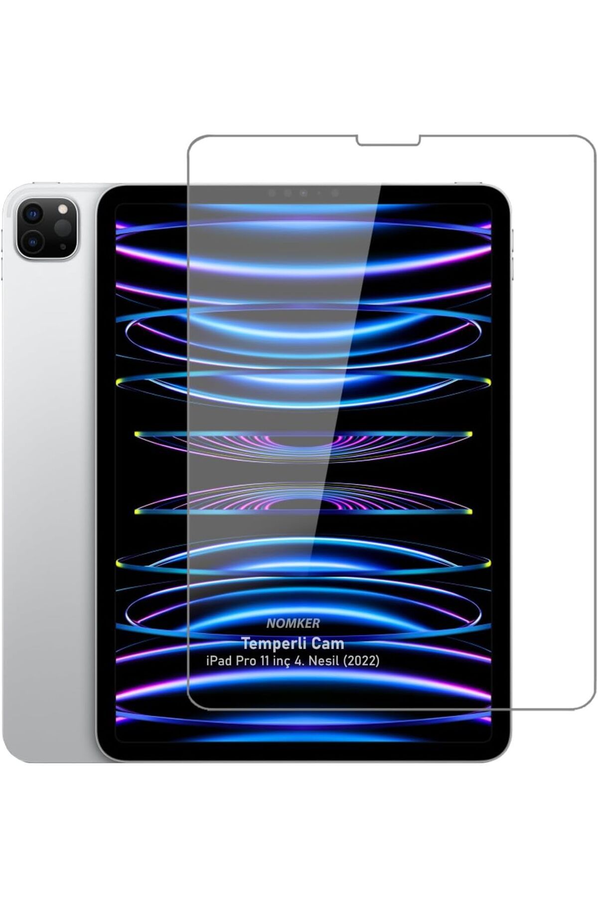 STOREMAX cmllashop iPad Pro 11 inç M2 Uyumlu Temperli Ekran Koruyucu Kırılmaz Cam 4. Nesil 2022 542093