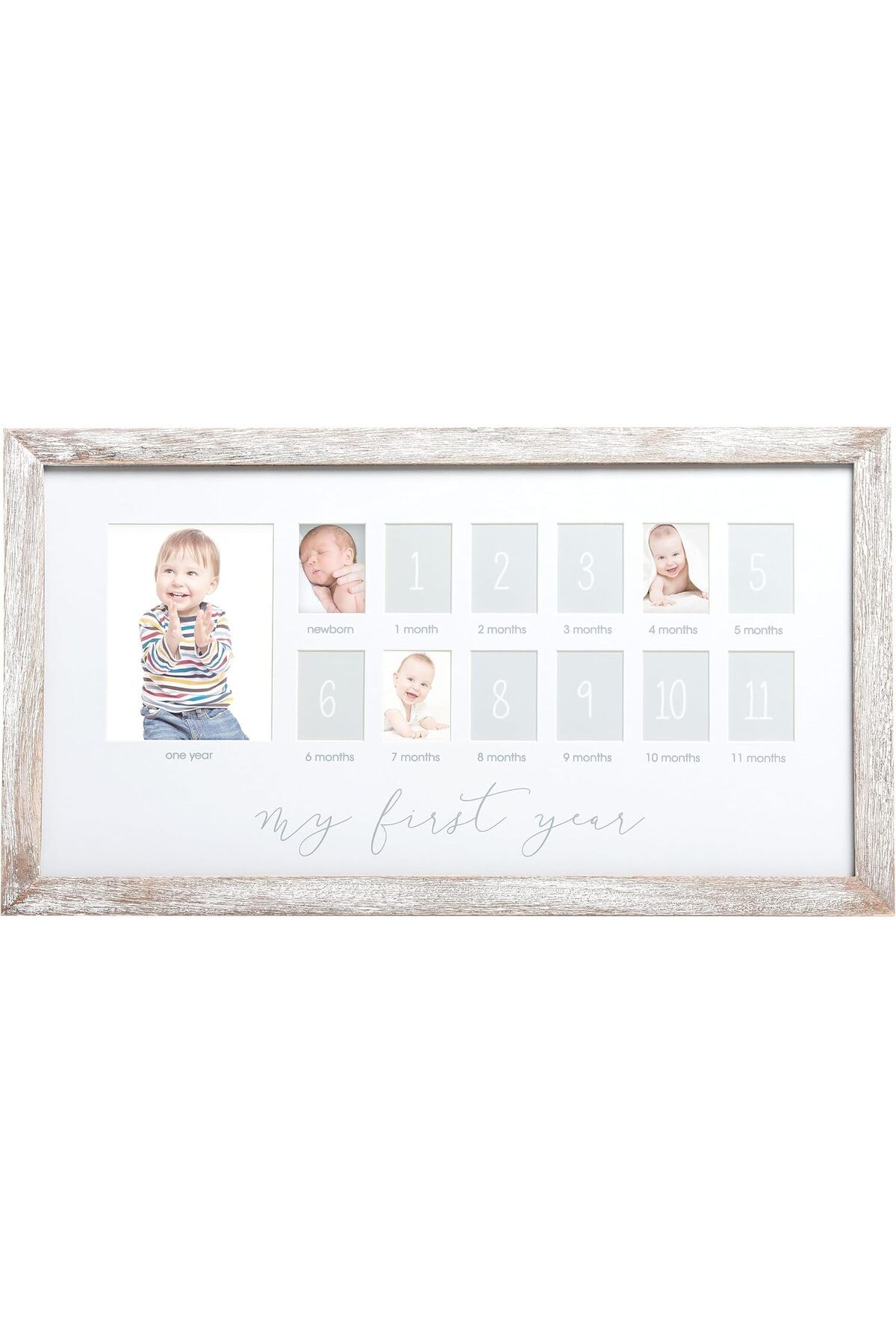 STOREMAX My First Year Fotoğraf Anları Bebek Hatıra Resim Çerçevesi, Bebeğin İlk Yıl Fotoğrafı