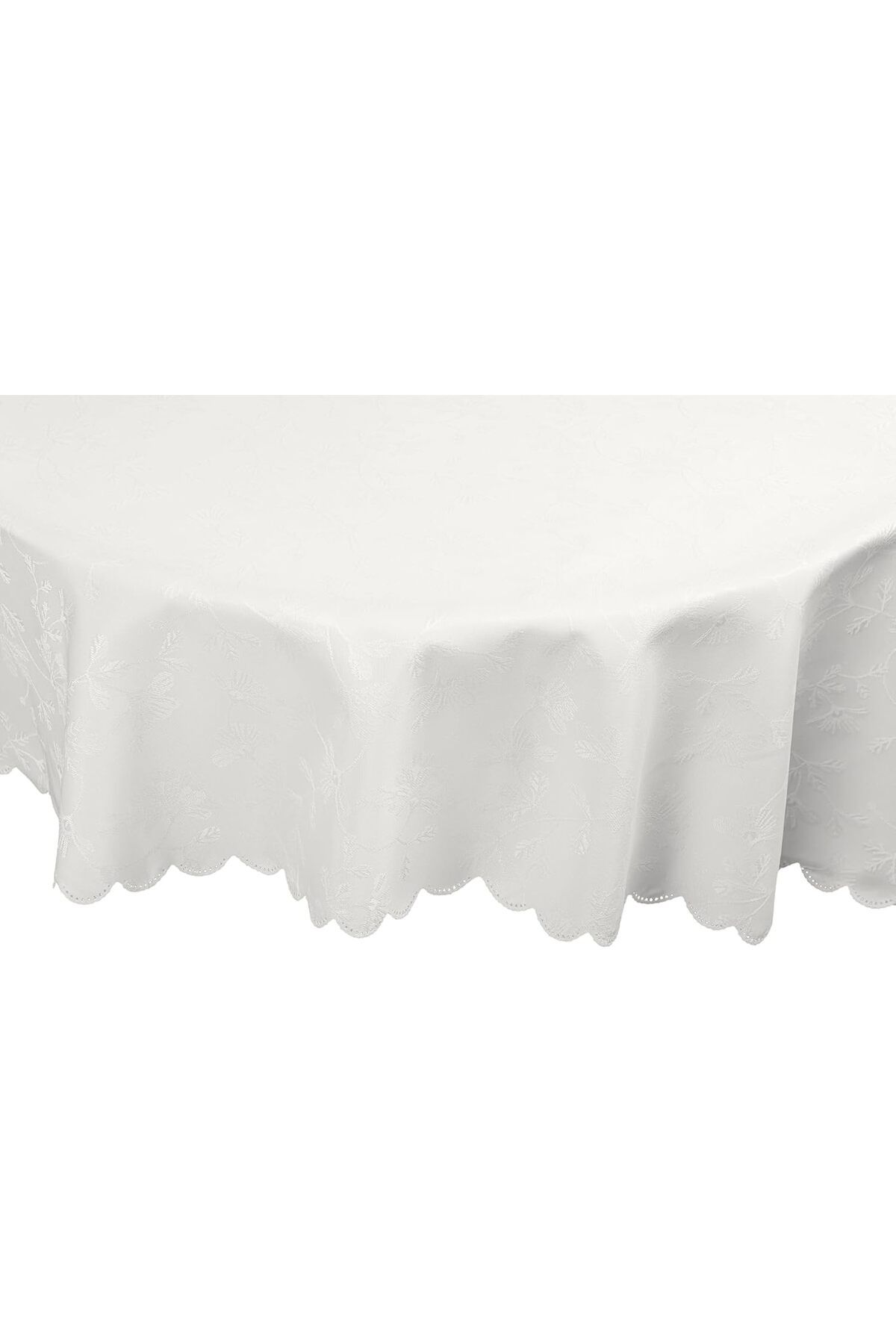 STOREMAX mrttnca Ayana Dertsiz Yuvarlak Masa Örtüsü Ekru 150cm trndymrt 1087243