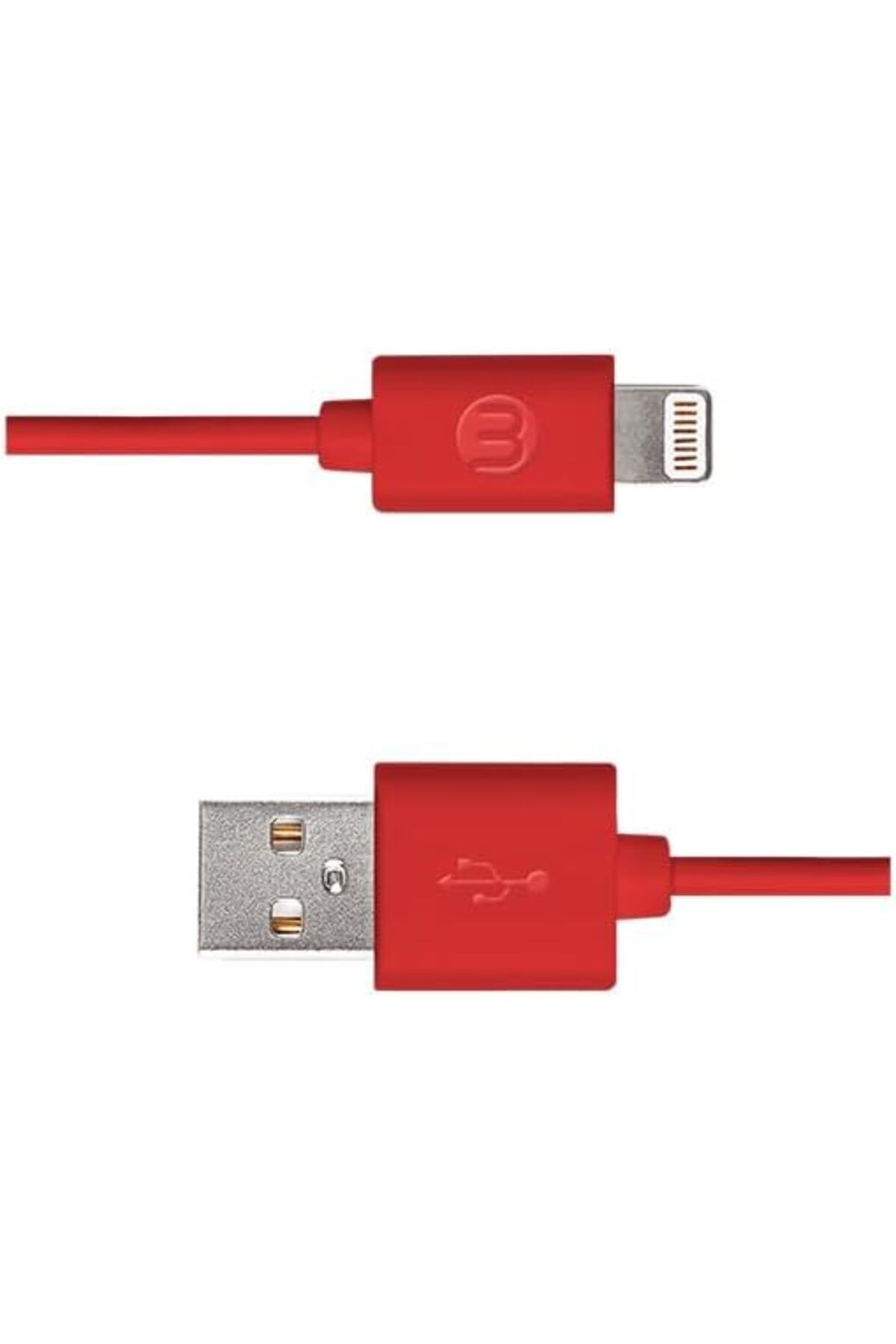STOREMAX bystoreby USB-A - Lightning Şarj Kablosu Kırmızı NewDesing 646268