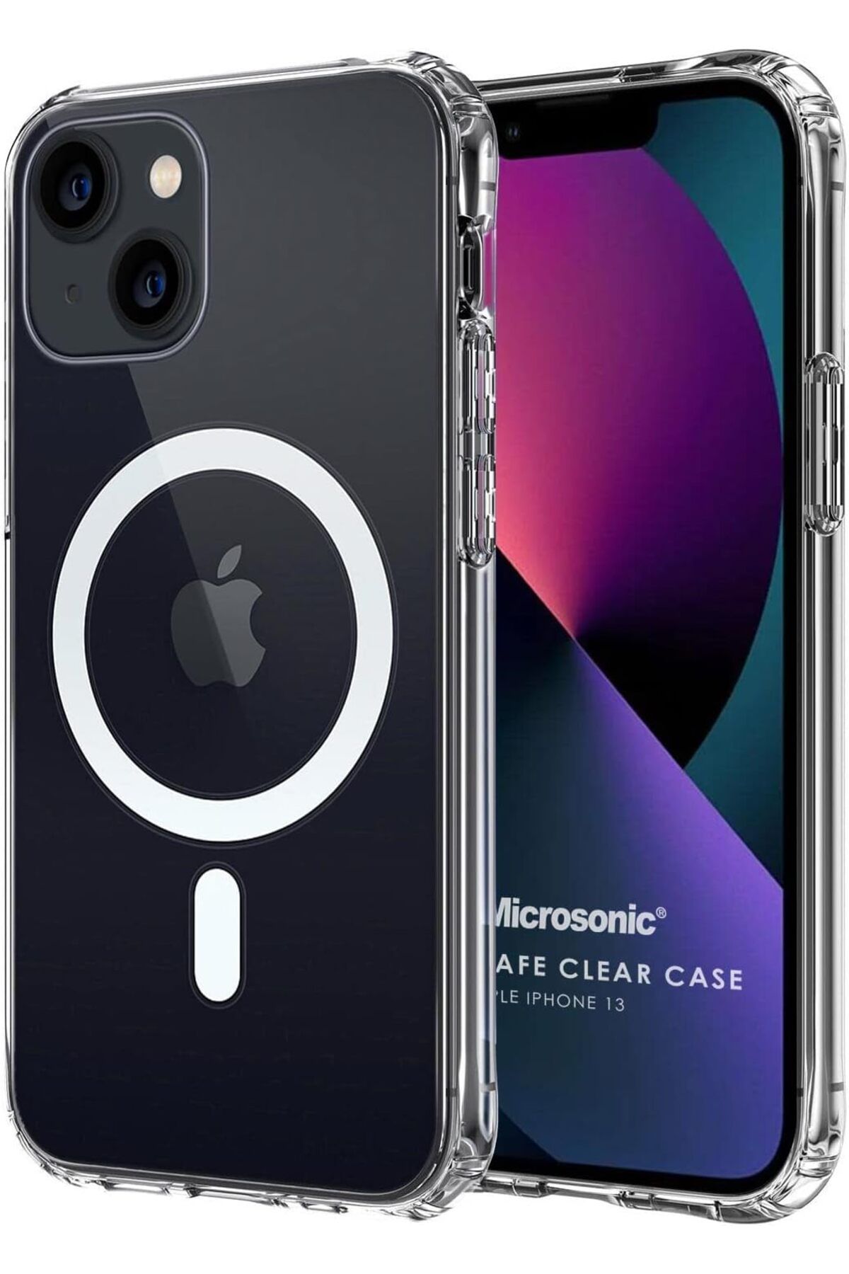 STOREMAX nffashopm iPhone 13 için Kılıf MagSafe Clear Soft Şeffaf [iPhone 13 ile Uyumlu Kılıf - Şeffaf