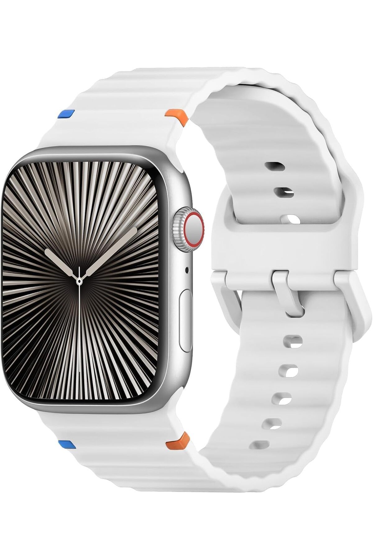 STOREMAX nffashopm Watch ile Uyumlu 42-44-45-46-49 mm için Ultra Yumuşak Spor Silikon Kordon Bilekte Hissed