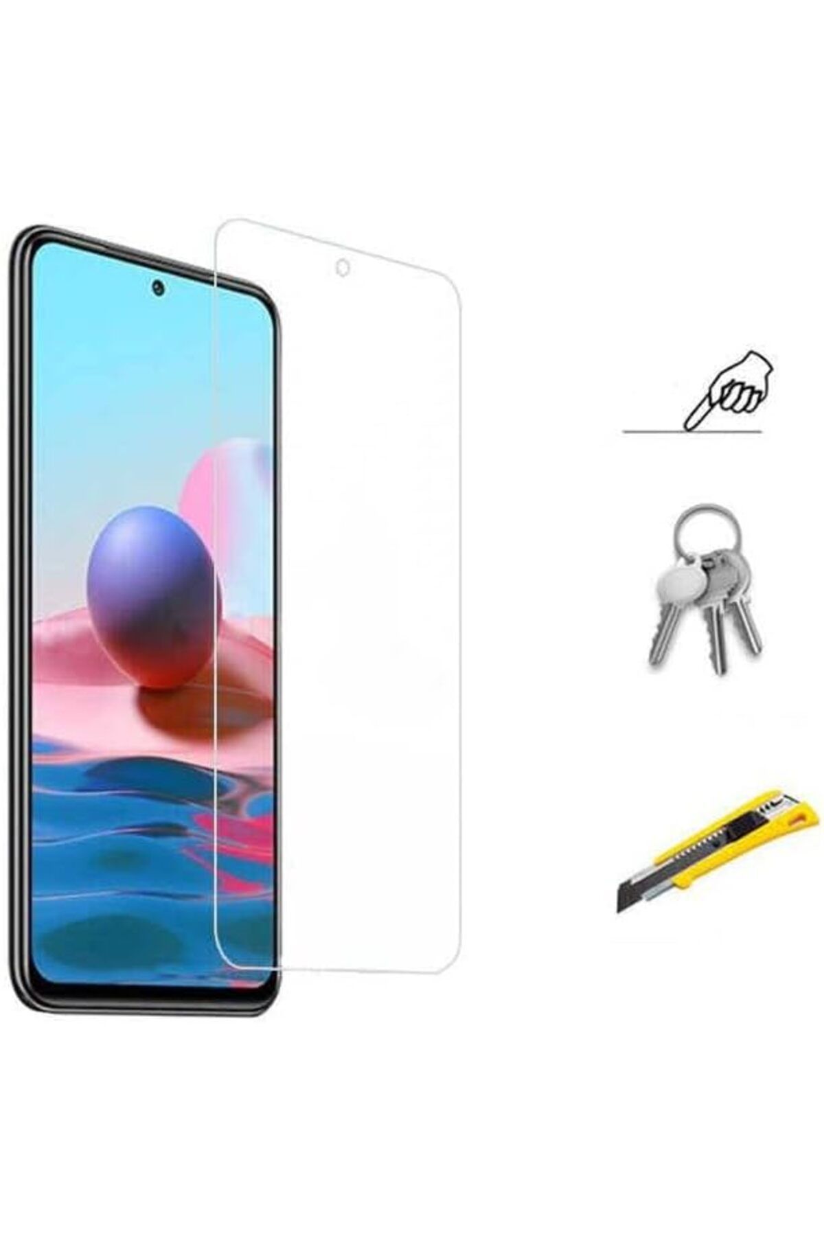 yenibagshop A06 Maxi uyumlu Glass Temperli Cam Ekran Koruyucu