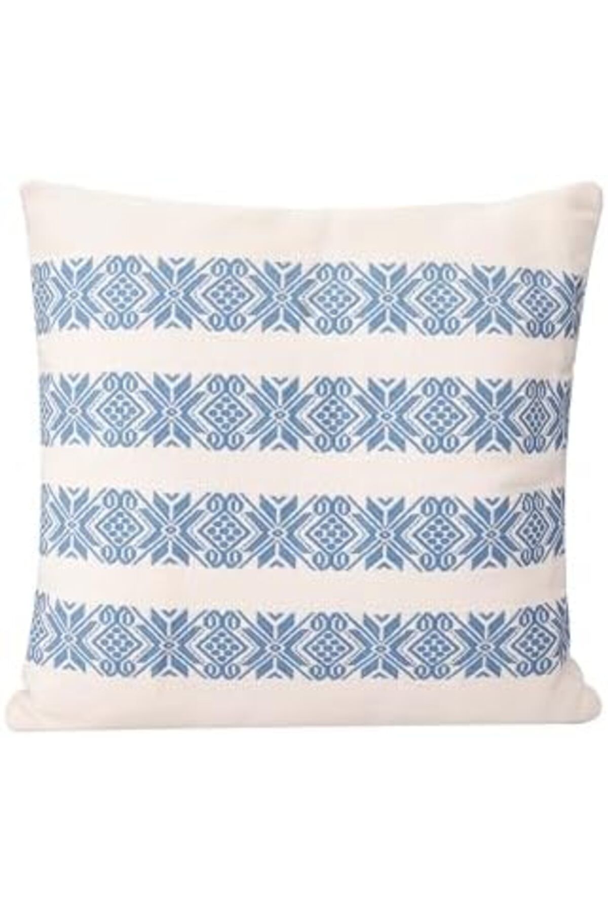 STOREMAX-Ntwork Chantilly Blue Woven Cotton Pillow 50X50Cm Art 1087243 2