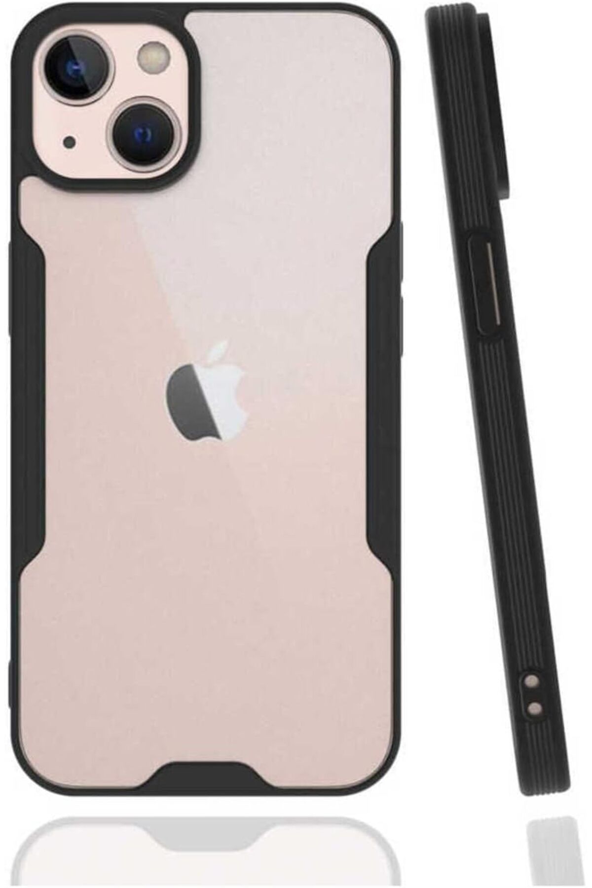STOREMAX htpshopmx İle Uyumlu iPhone 13 Kılıf Parfe Kapak, Siyah str http 1092444