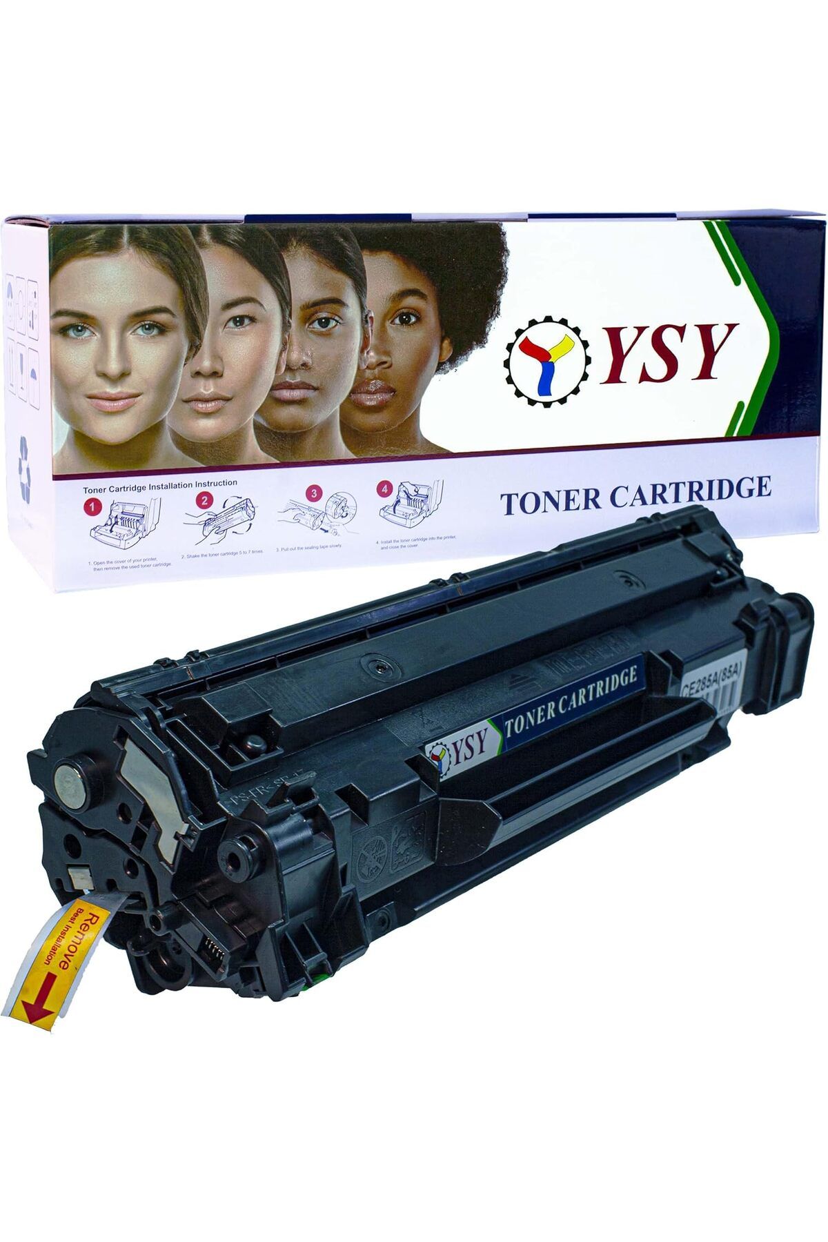 yenibagshop Ce285A P1102 M1212nf M1217nfw 1600 Sayfa Verimli P1109w 1102w Muadil Toner Kartuş (Siyah)