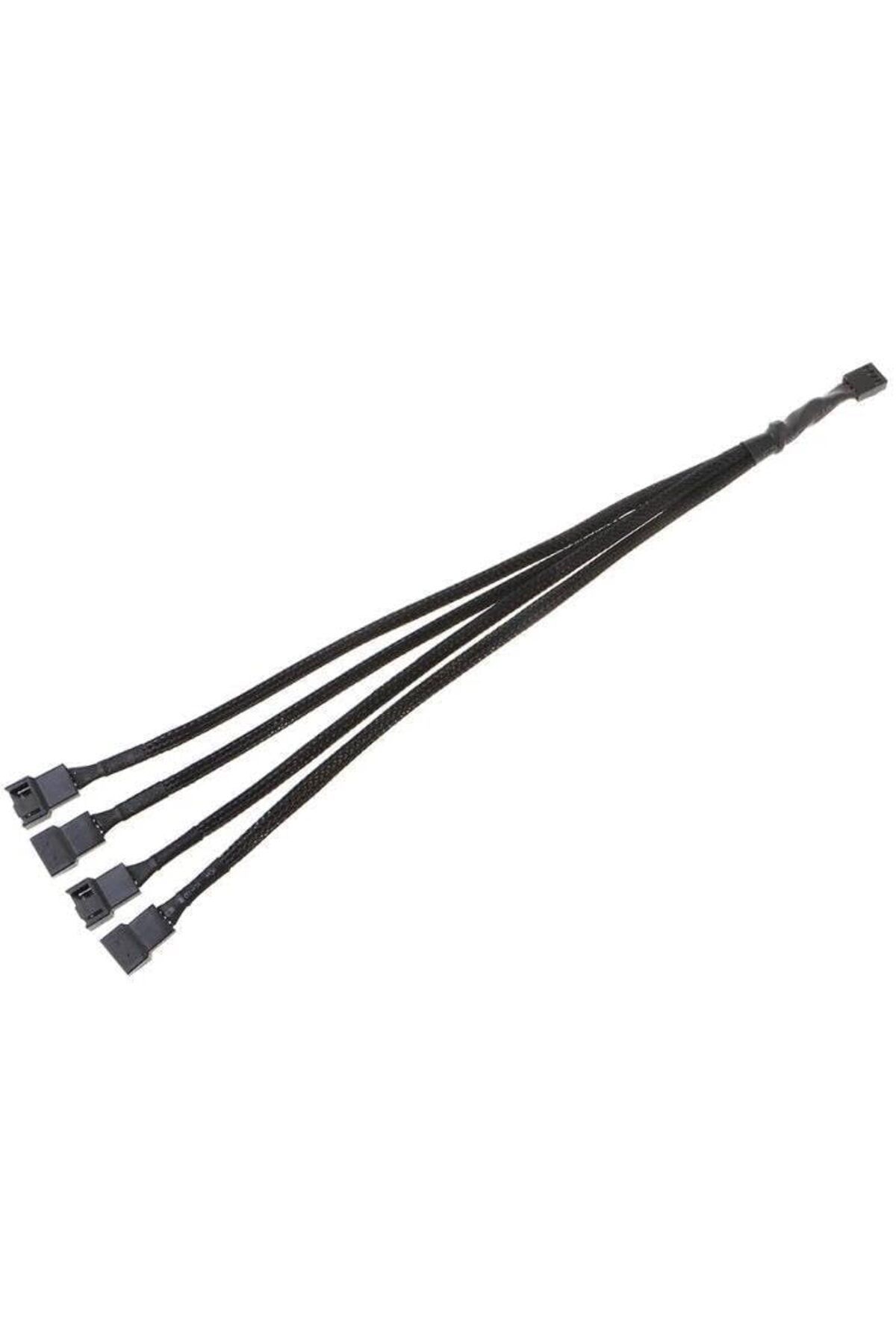 STOREMAX nffashopm 4 Pin 4 Port Fan Çoklayıcı Y PWM Çoğaltıcı Splitter Kablosu RoHS Uyumlu 30 cm 4987