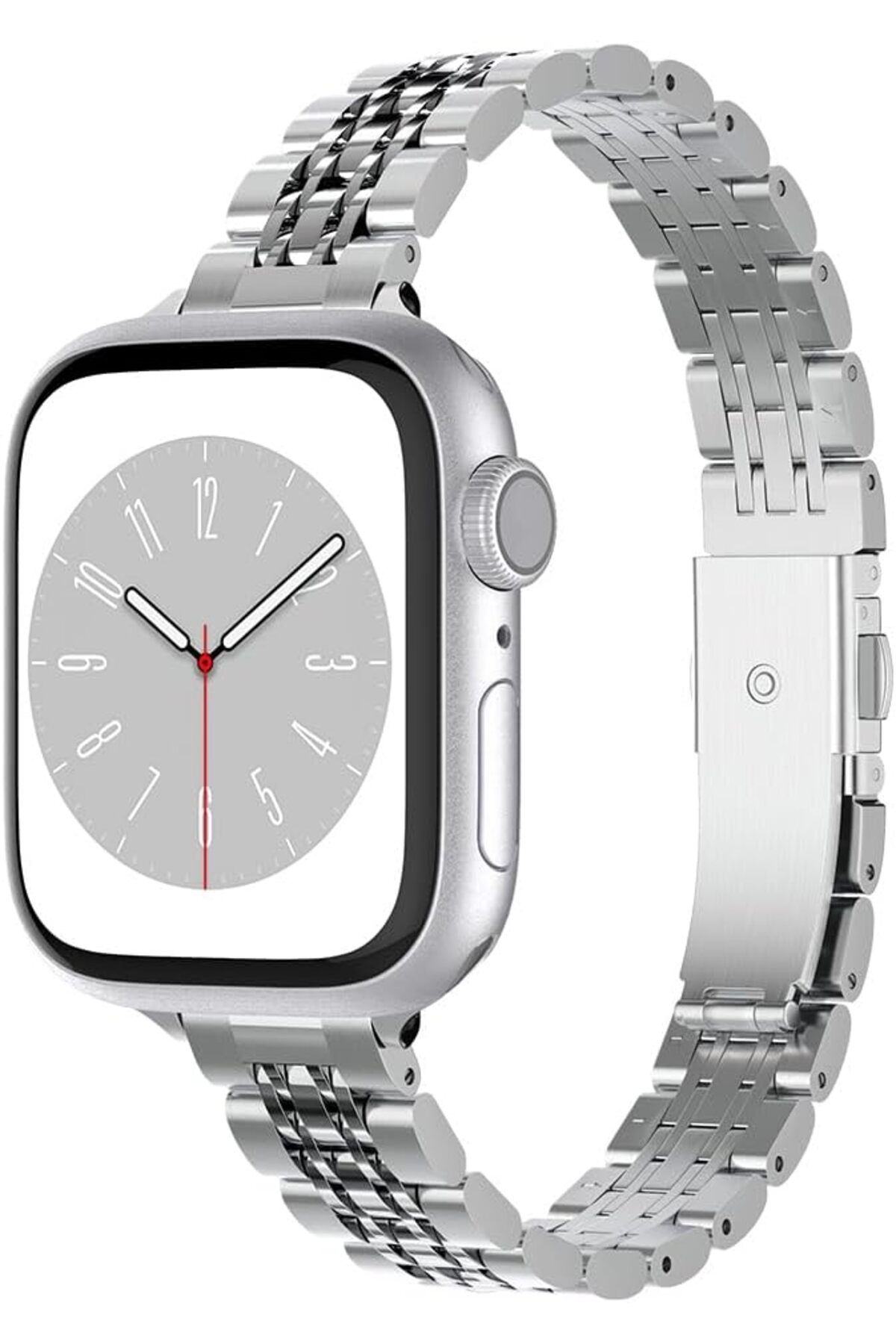 STOREMAX htpshopmx Watch 42mm Seri 10-41mm Seri 9/8/7-40mm Seri SE2/SE/6/5/4 Kordon Kayış Band Shine Fit Si