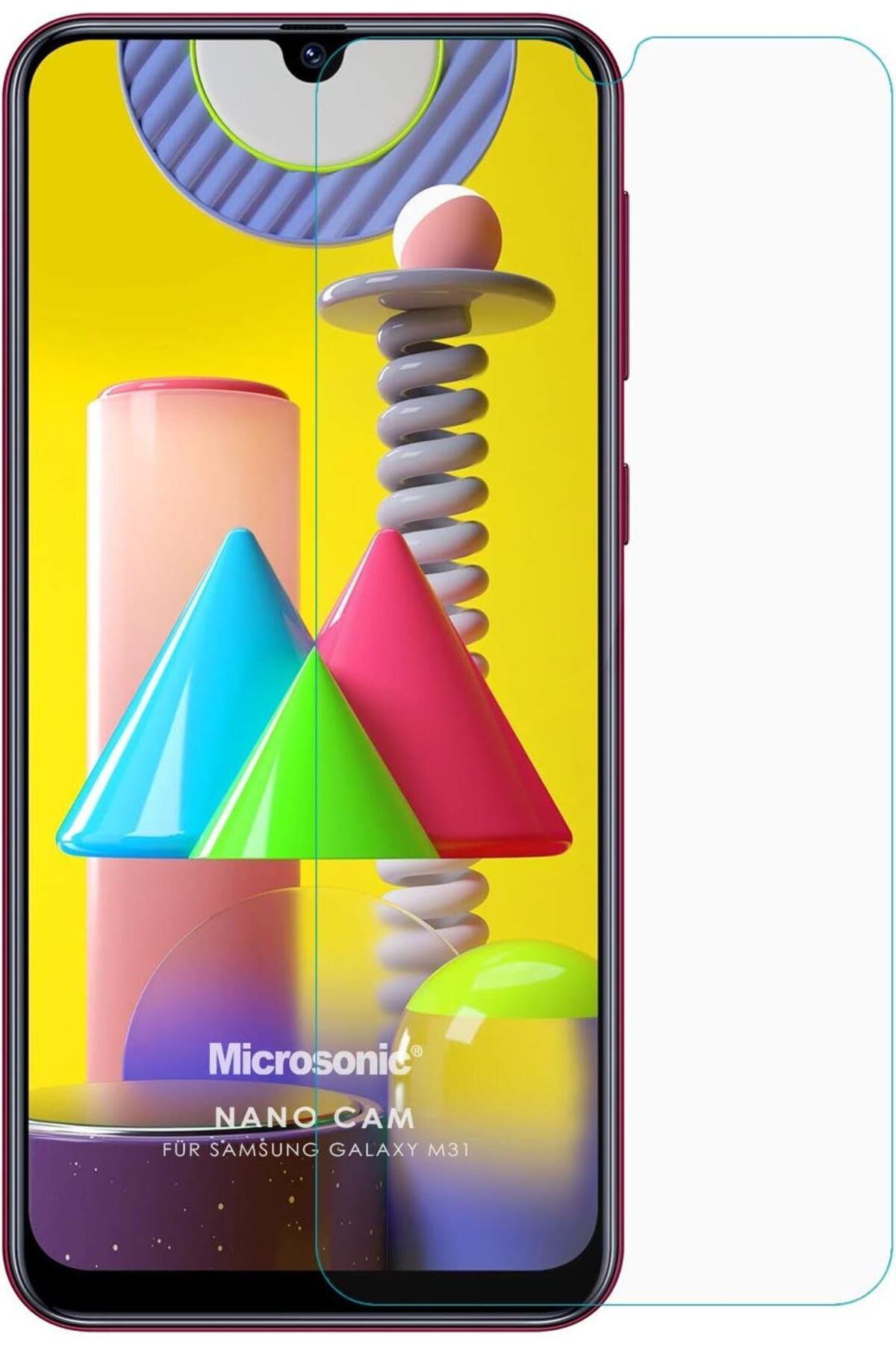 yenibagshop Galaxy M31 Uyumlu Nano Cam Ekran Koruyucu